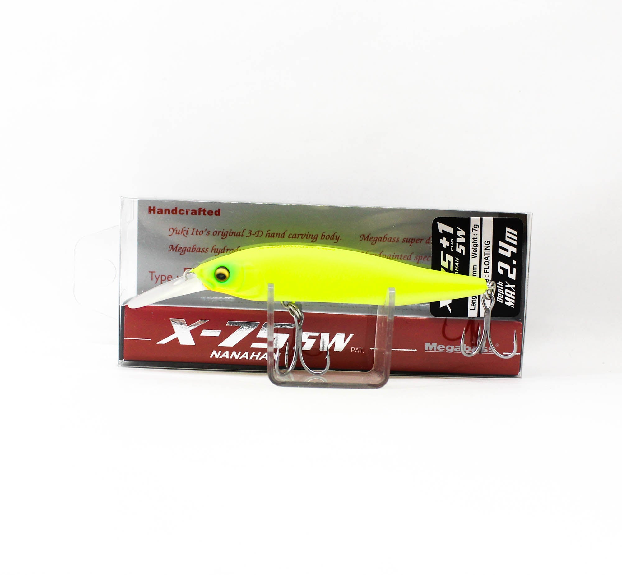 Megabass X-Nanahan +1 SW 75 mm 1/4 oz Floating Lure Do Chart (3678)