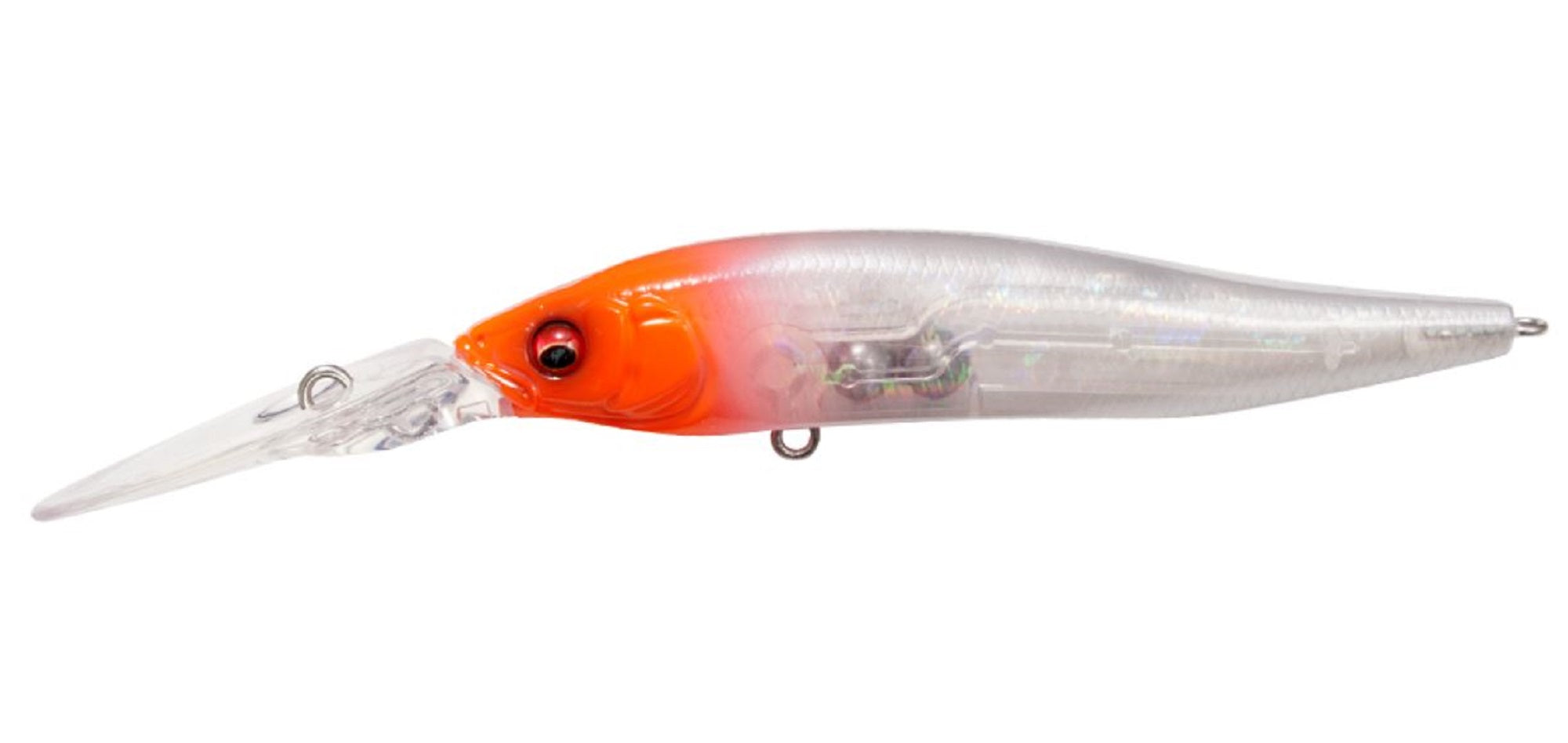 Megabass X-Nanahan +2 SW 75 mm 1/4 oz Floating Lure GP Red Head (3845)