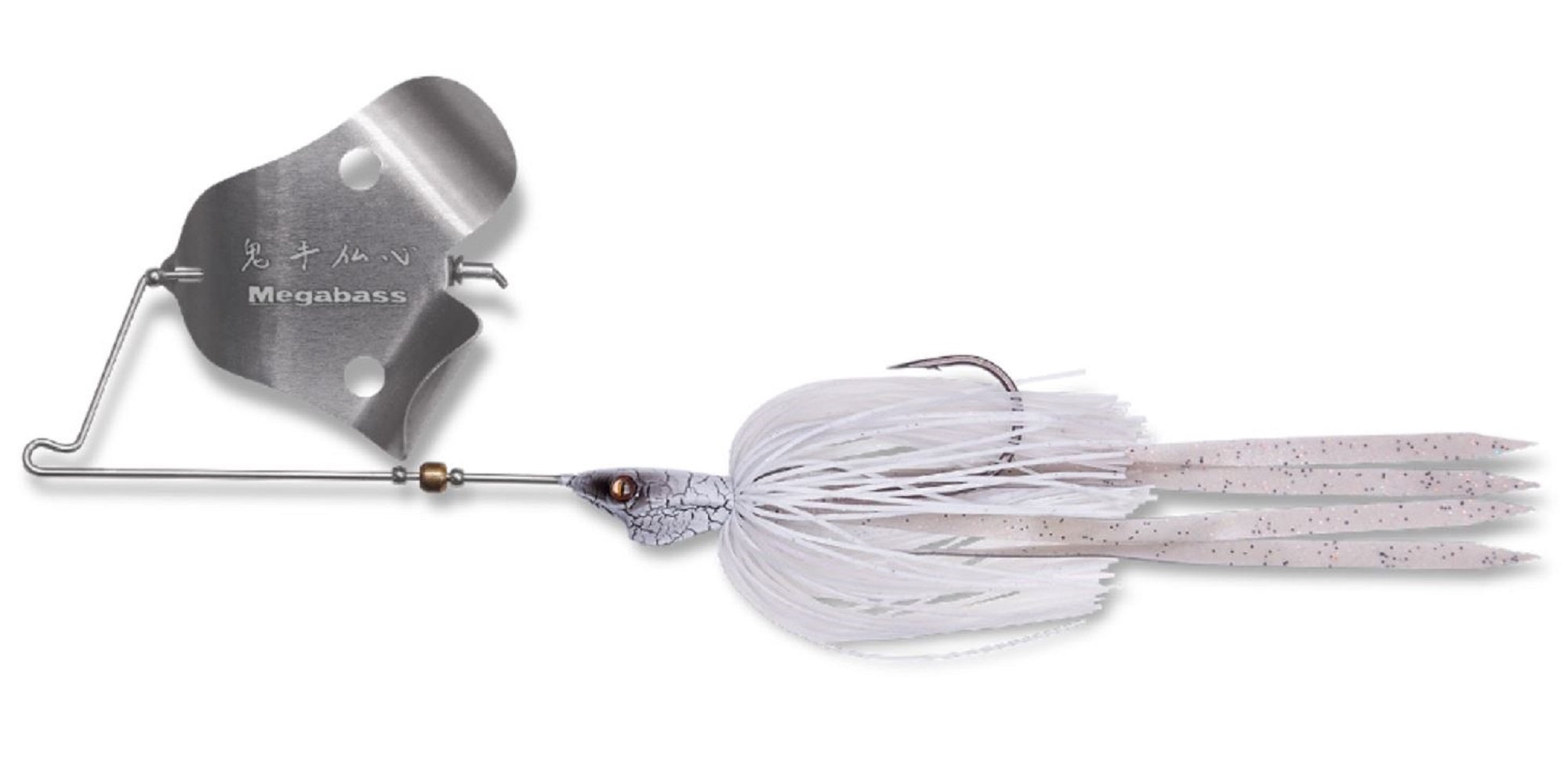 Megabass Jamaica Boa 1/2 oz Buzzbait Sinking Lure White Python (4200)