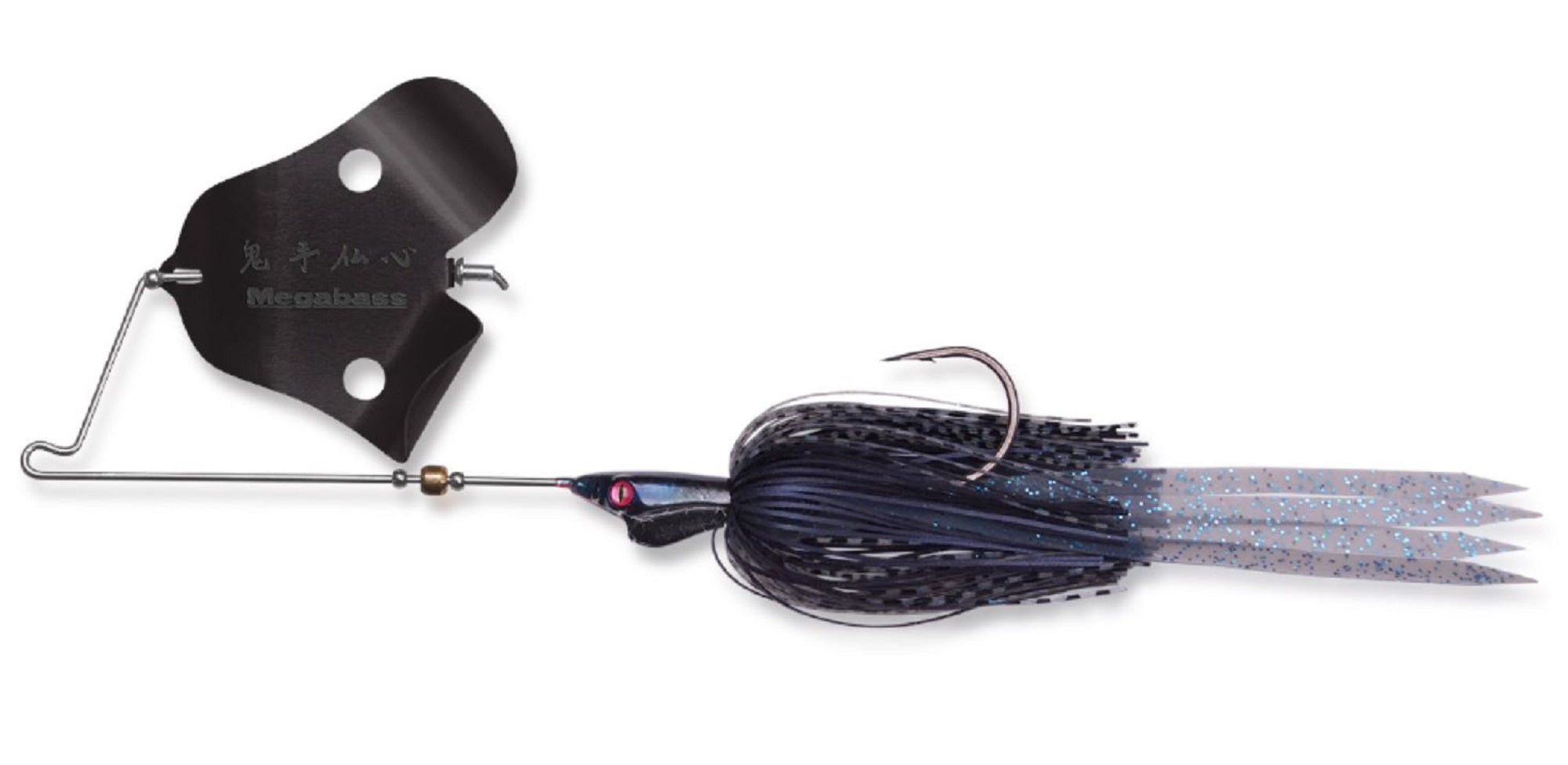 Megabass Jamaica Boa 1/2 oz Buzzbait Sinking Lure Black Mamba (4255)