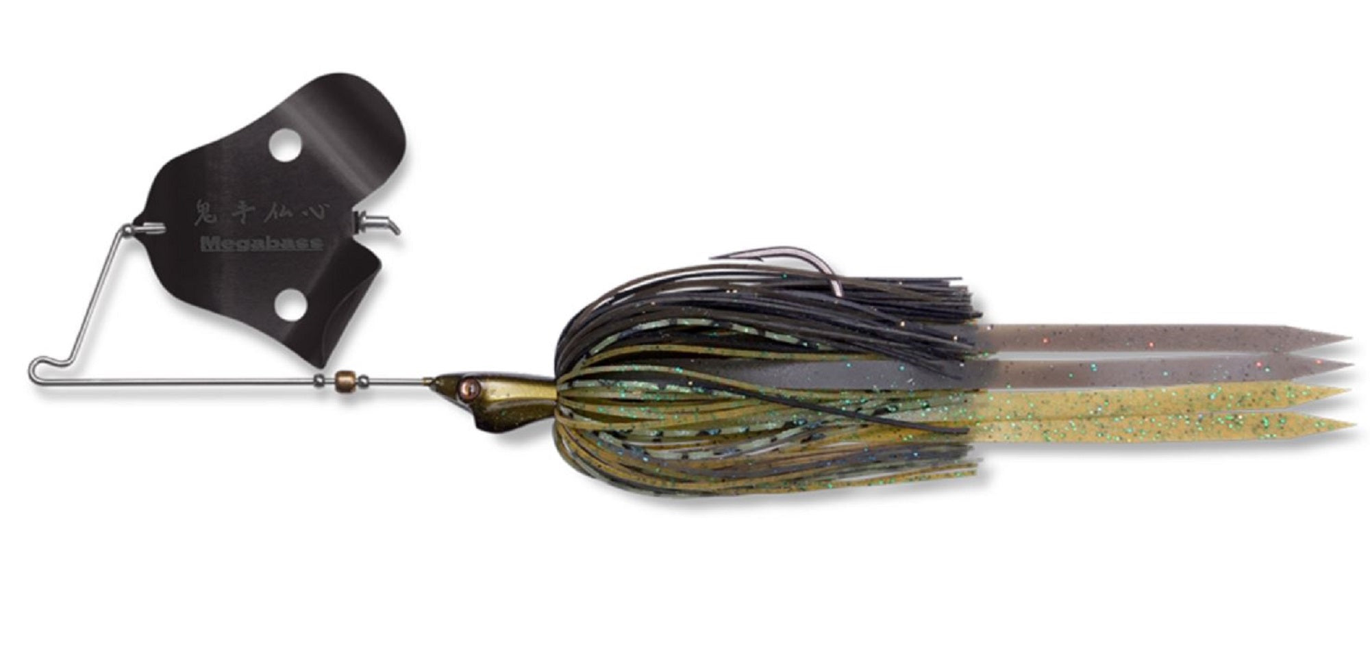 Megabass Jamaica Boa JR 3/8 oz Buzzbait Sinking Lure Green Pumpkin (4576)
