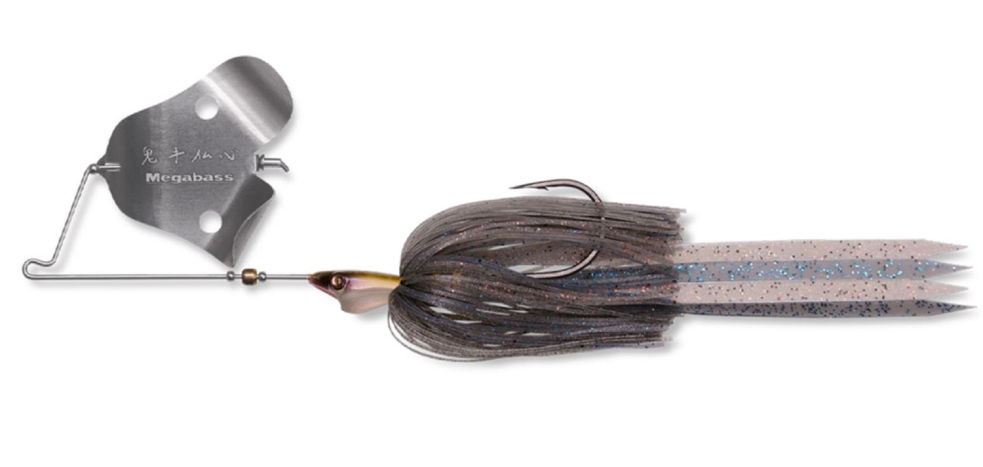 Megabass Jamaica Boa JR 3/8 oz Buzzbait Sinking Lure Ghost Smoke (4583)