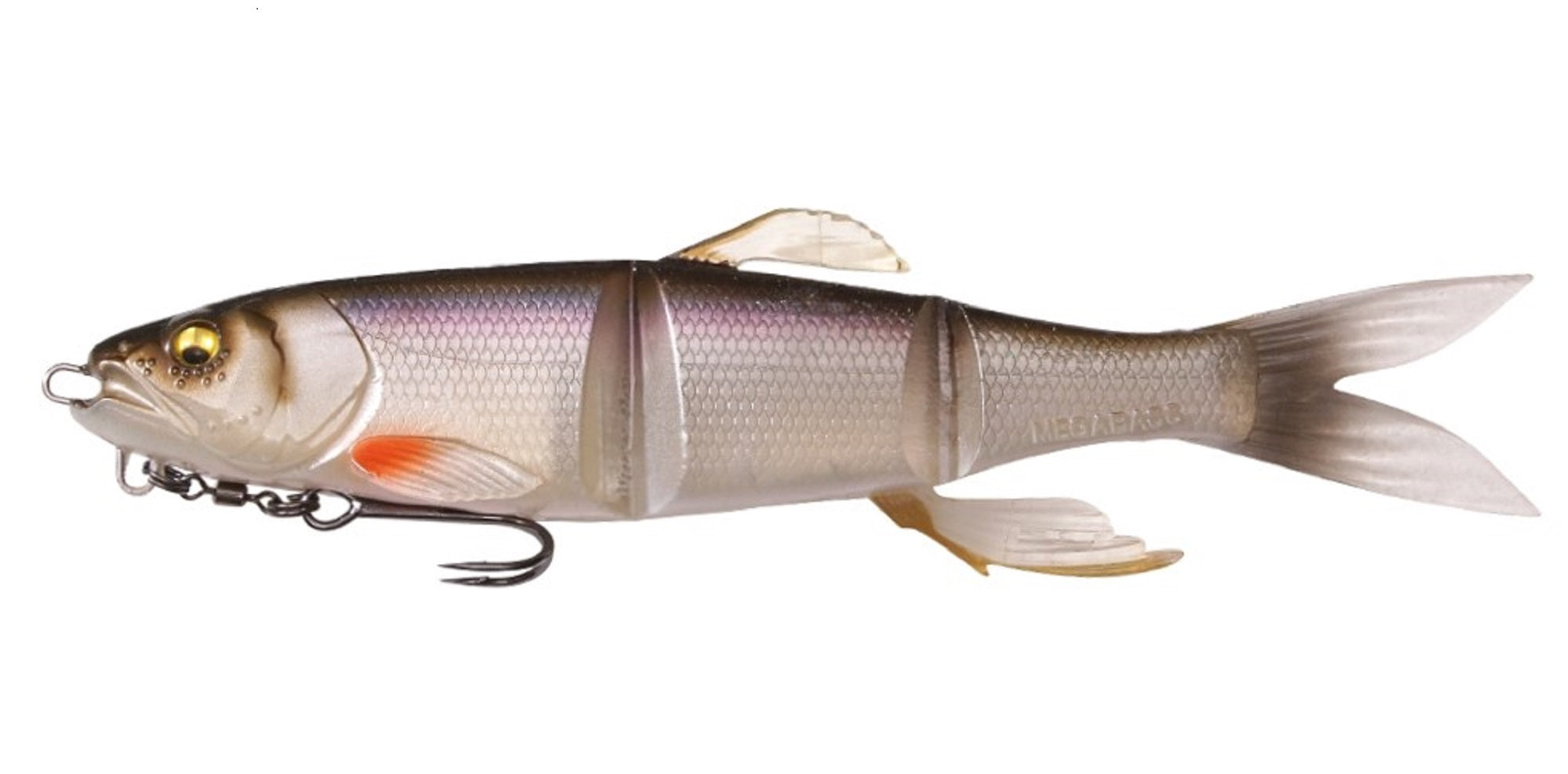 Megabass Soft Lure Mag Draft Hasu 7 Inch Sinking Lure Blue Shad II (4682)