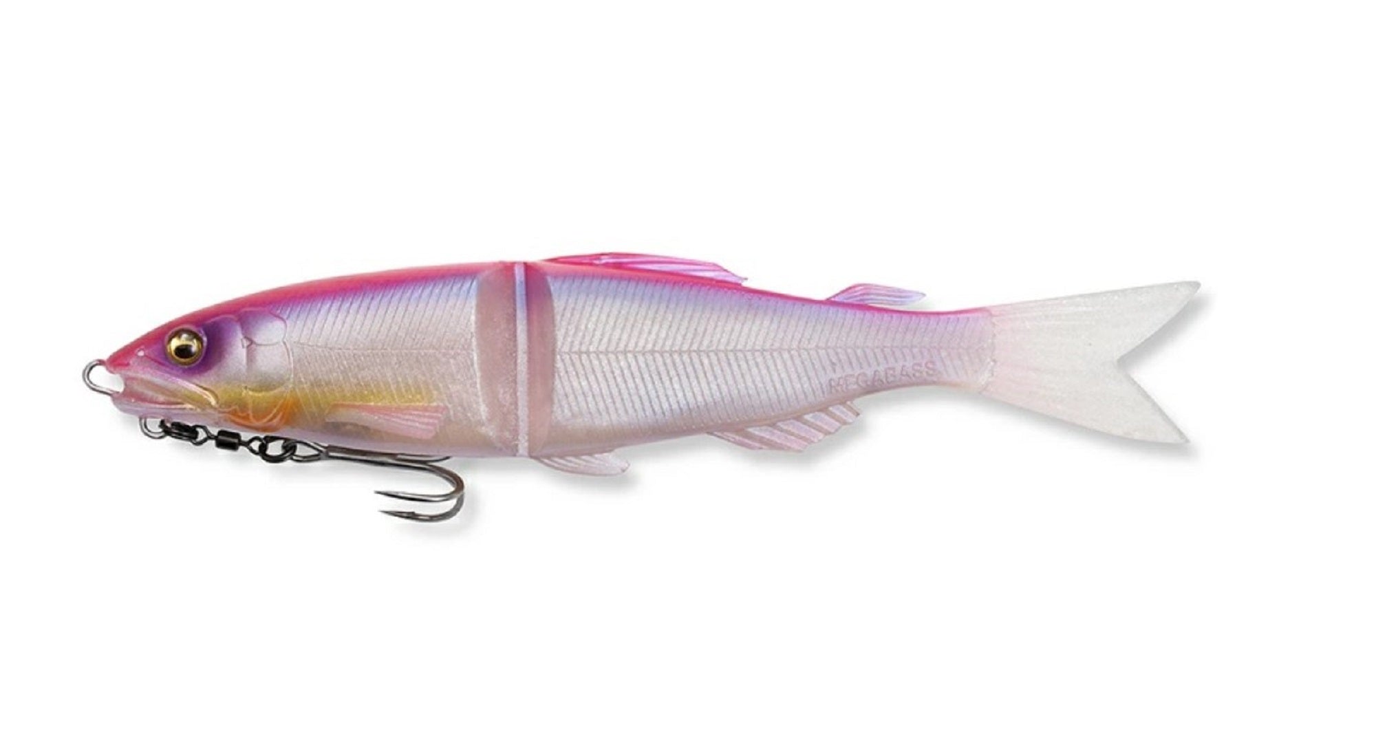 Megabass Soft Lure Mag Draft Ayu 7 Inch Sinking Lure Pink Back Galaxy (4873)