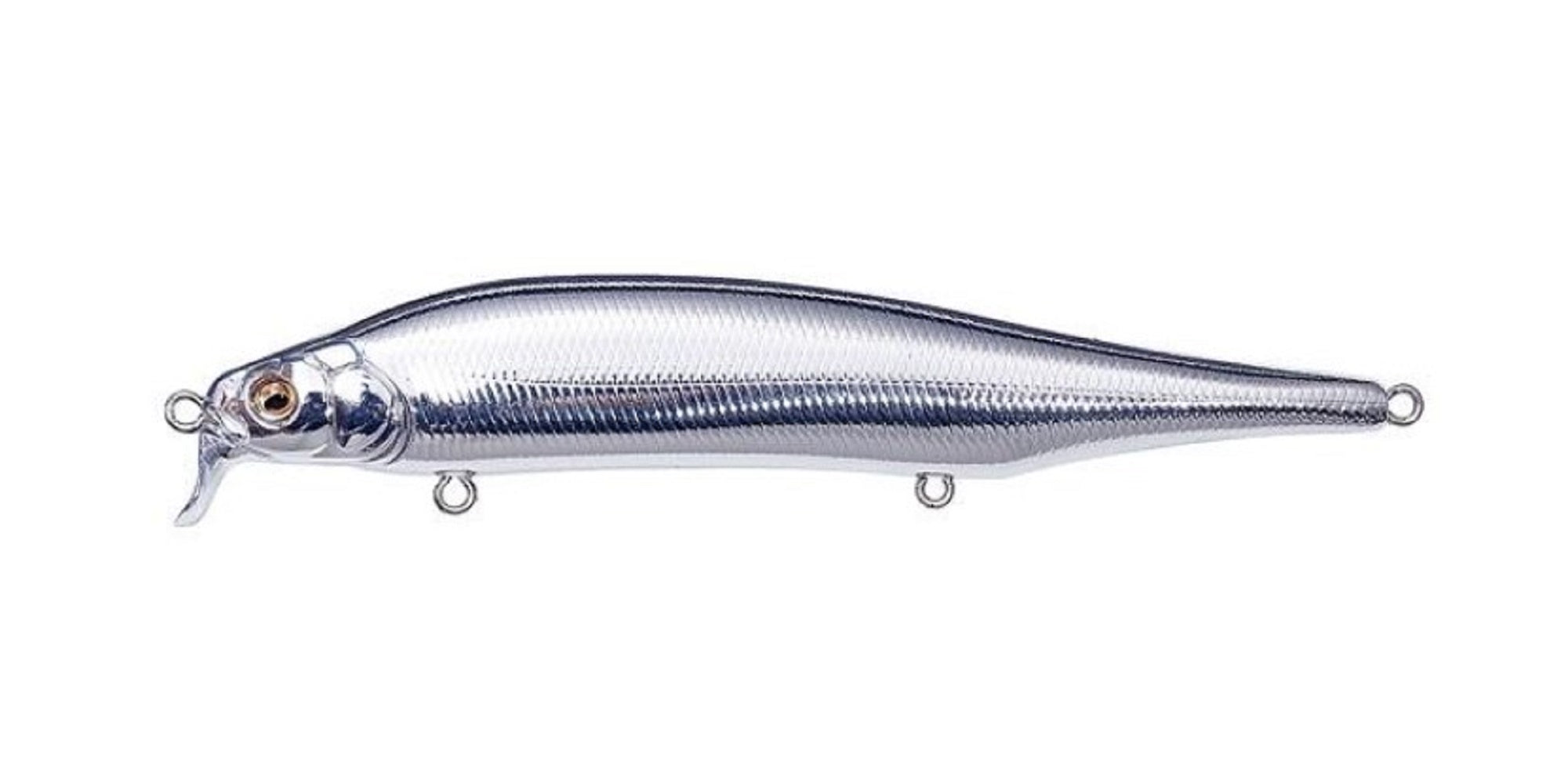 Megabass X-80 Magnum SR Floating Lure Full Metal Silver (5382)