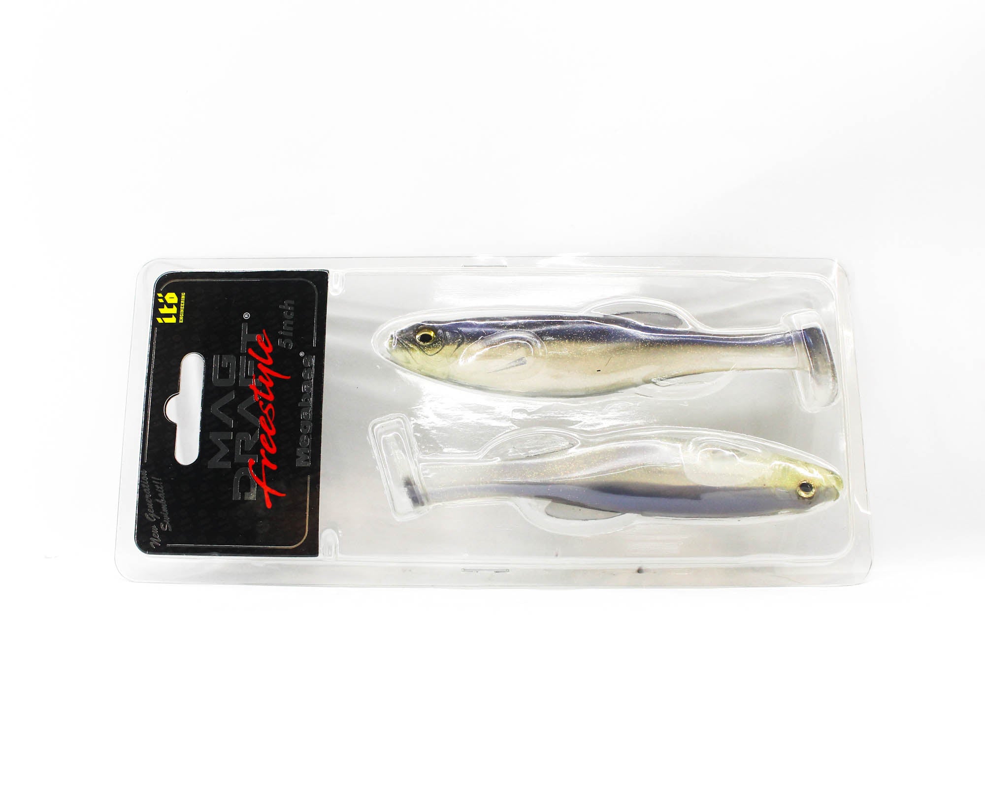 Megabass Soft Lure Mag Draft Freestyle 5 Inch Sinking Lure PB Shad (7089)