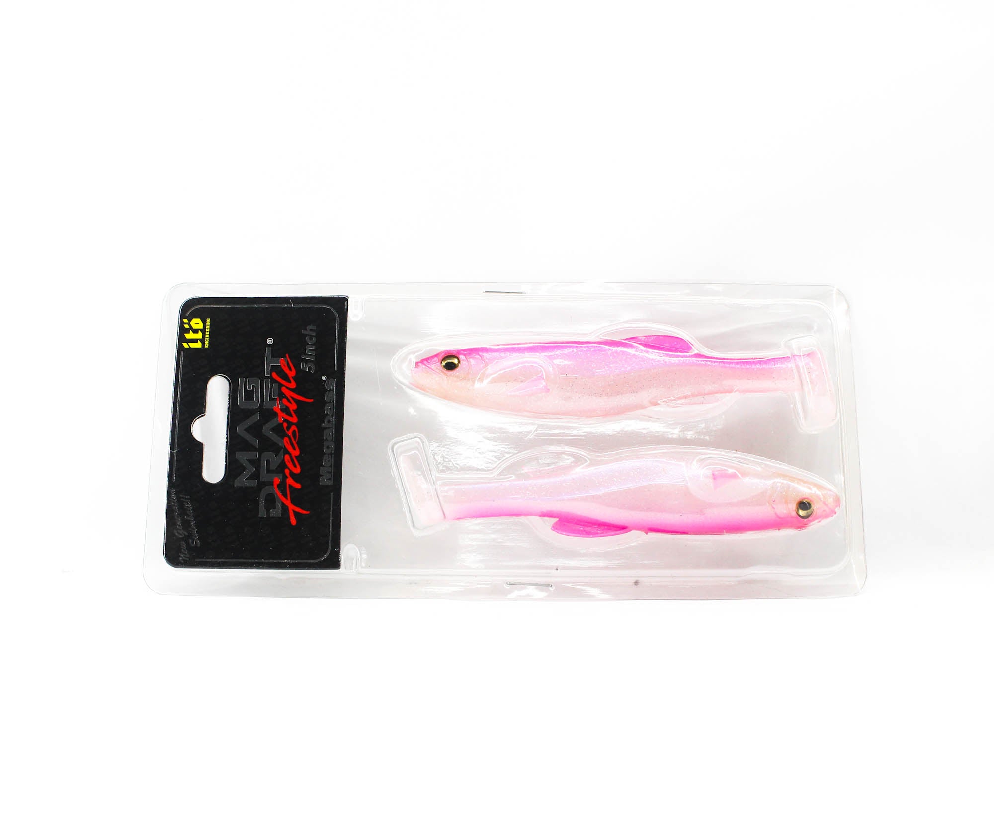 Megabass Soft Lure Mag Draft Freestyle 5 Inch Sinking Lure PB Shad (7126)
