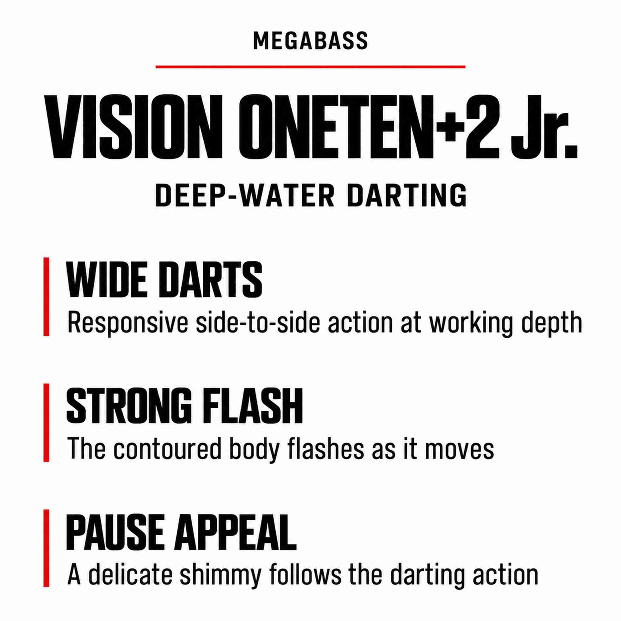 Megabass Vision 110 +2 JR Suspend Lure GC Megabass kinkuro (7668)