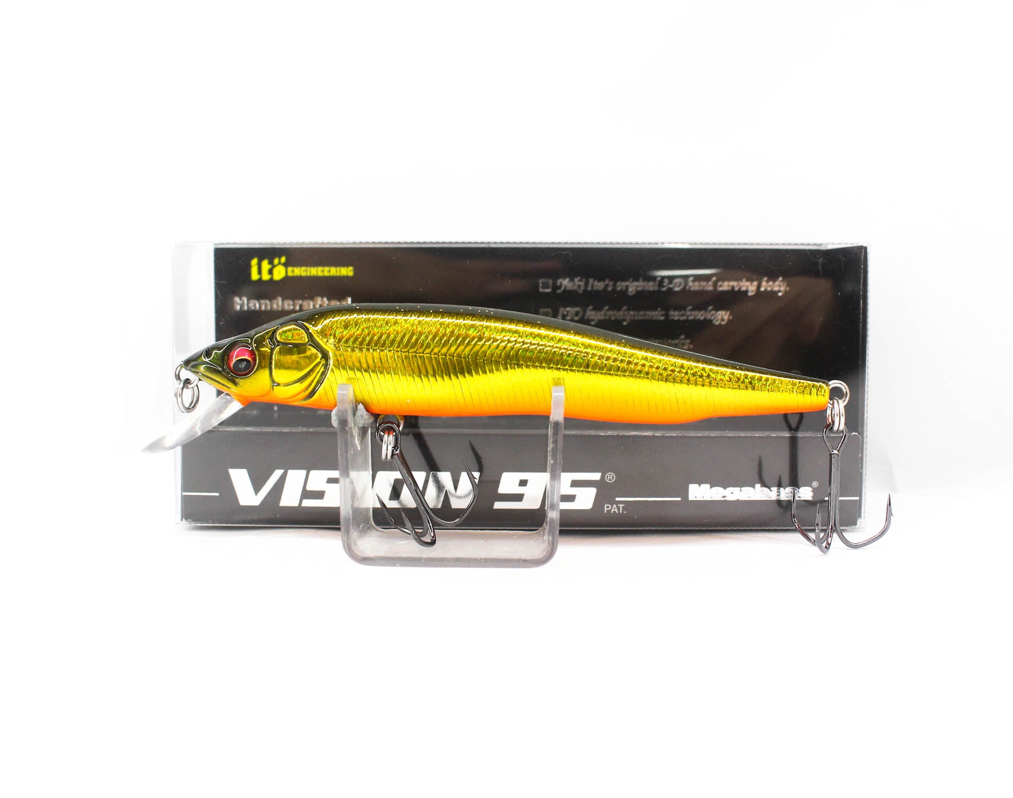 Megabass Vision Q Go 95 Floating Lure GC Megabass Skin Chro (7880)