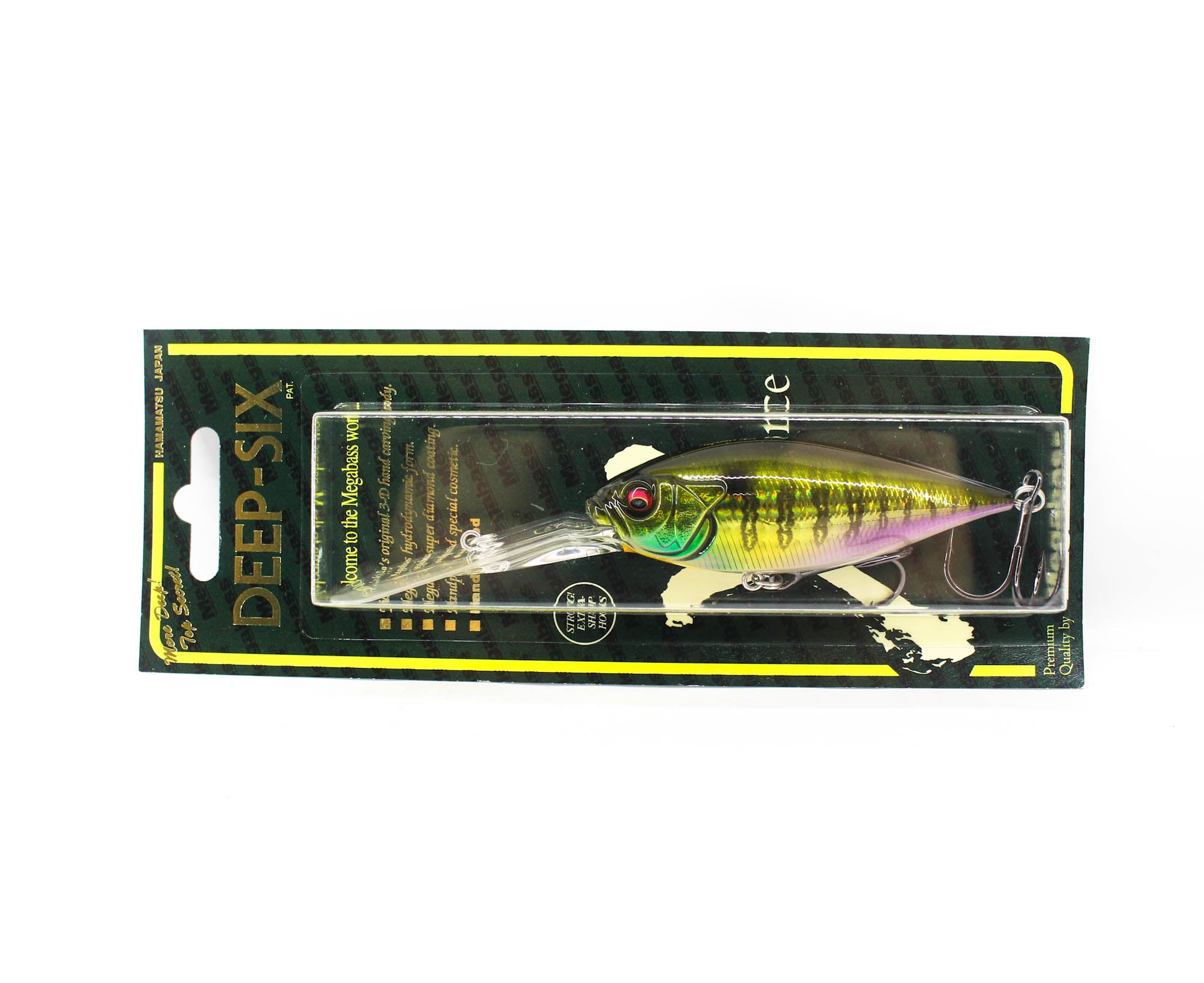 Megabass Deep Six 80 mm 7/8 oz Floating Lure GG Tanningill II (8214)