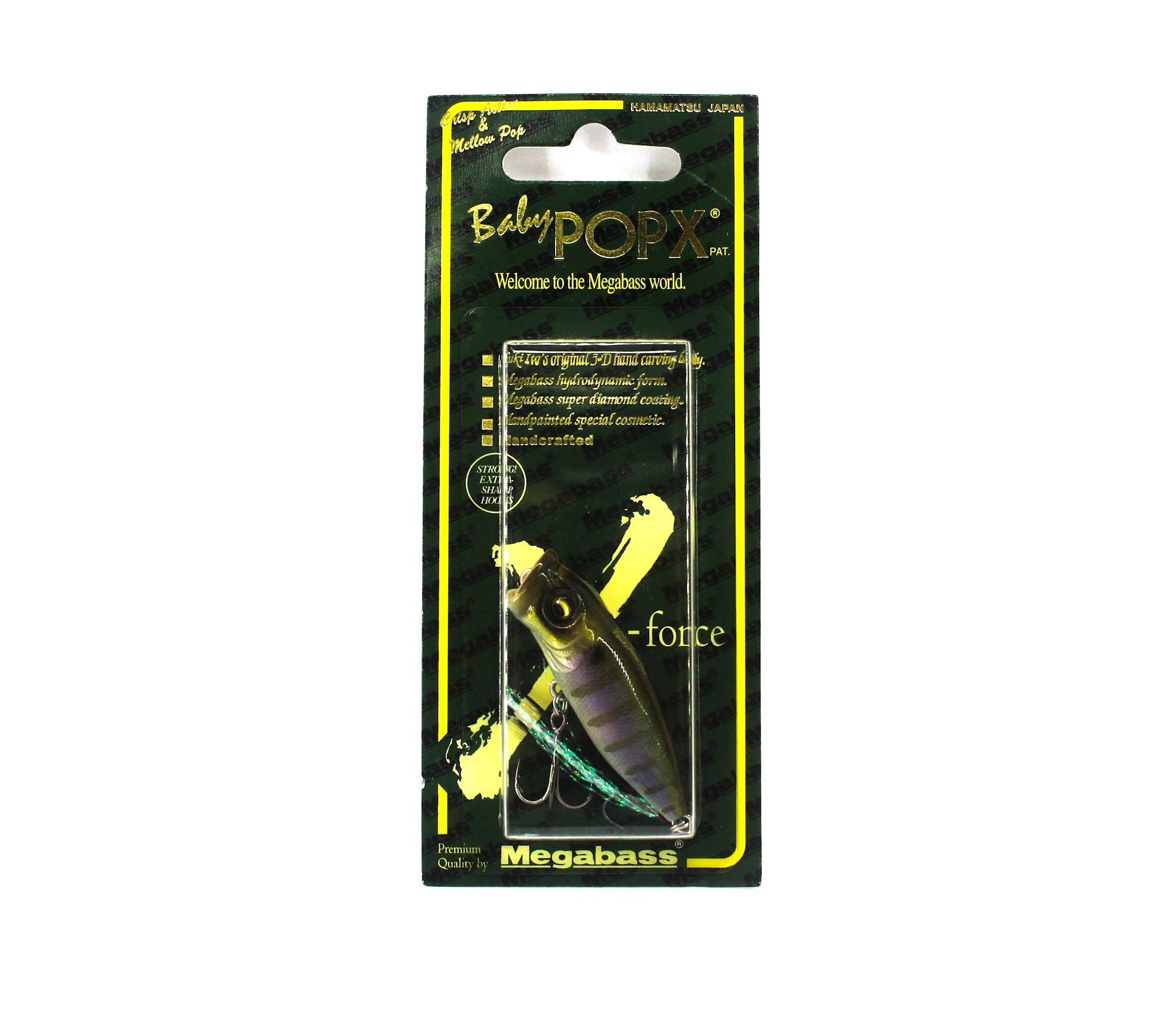 Megabass Pop X Baby 50 mm 3/16 oz Floating Lure Gill Ko (9709)
