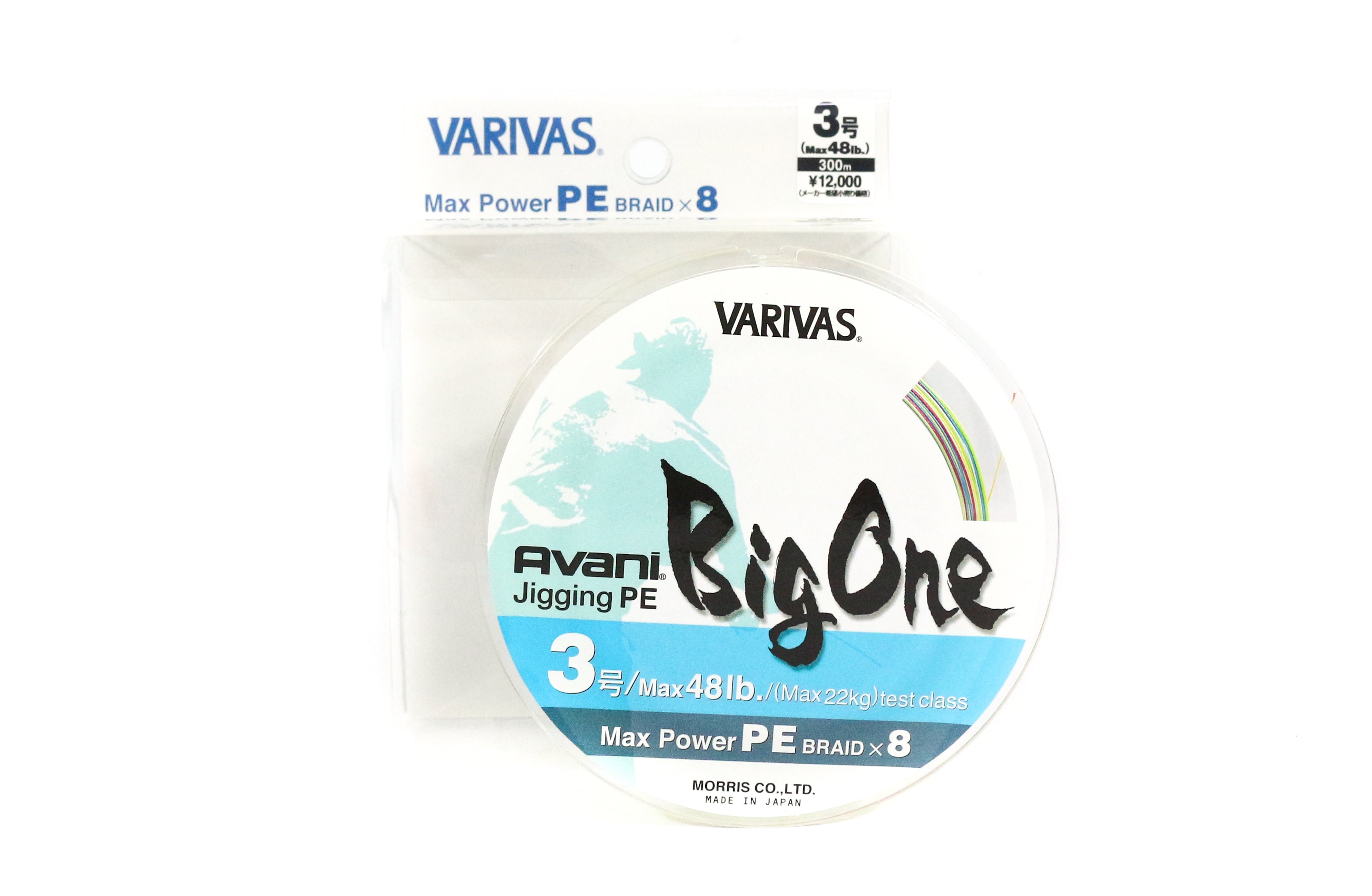 Sale Varivas P.E Line Big One X8 Jigging 300m P.E 3 48lb (3529)