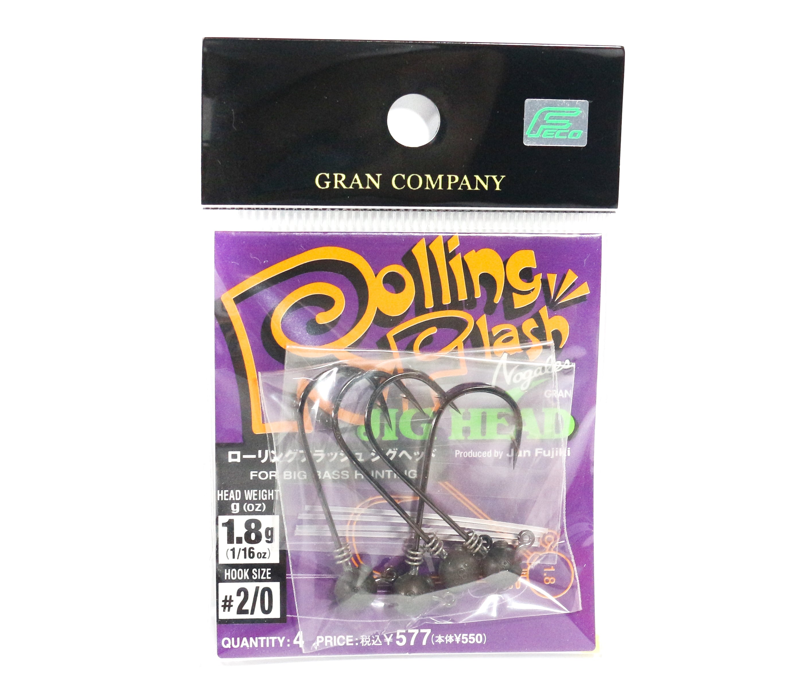 Varivas Nogales Rolling Flash Jig Head 1.8g Size 2/0 (5378)