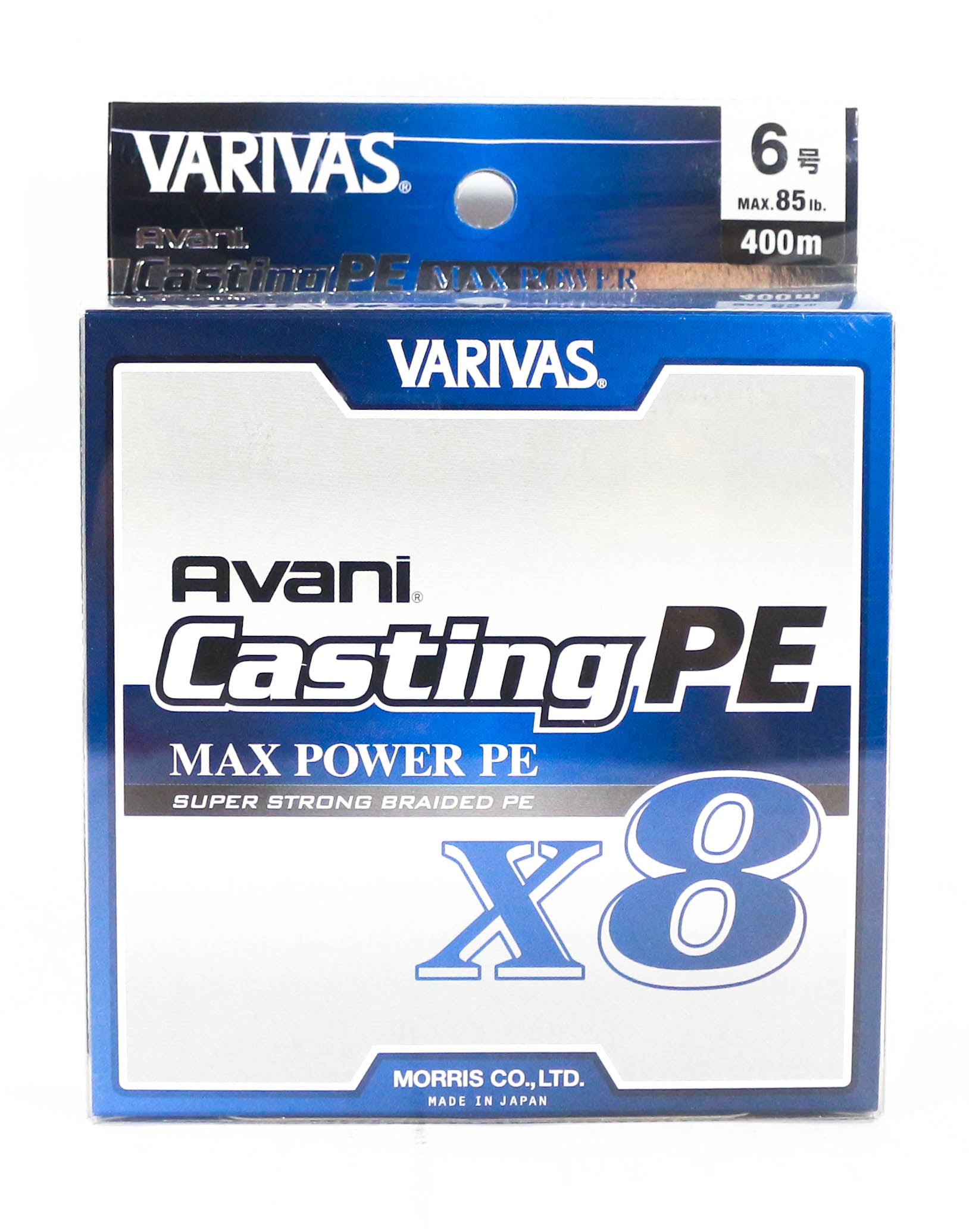 Varivas P.E Line New Avani Max Power Casting X8 400m P.E 6 85lb (8661)