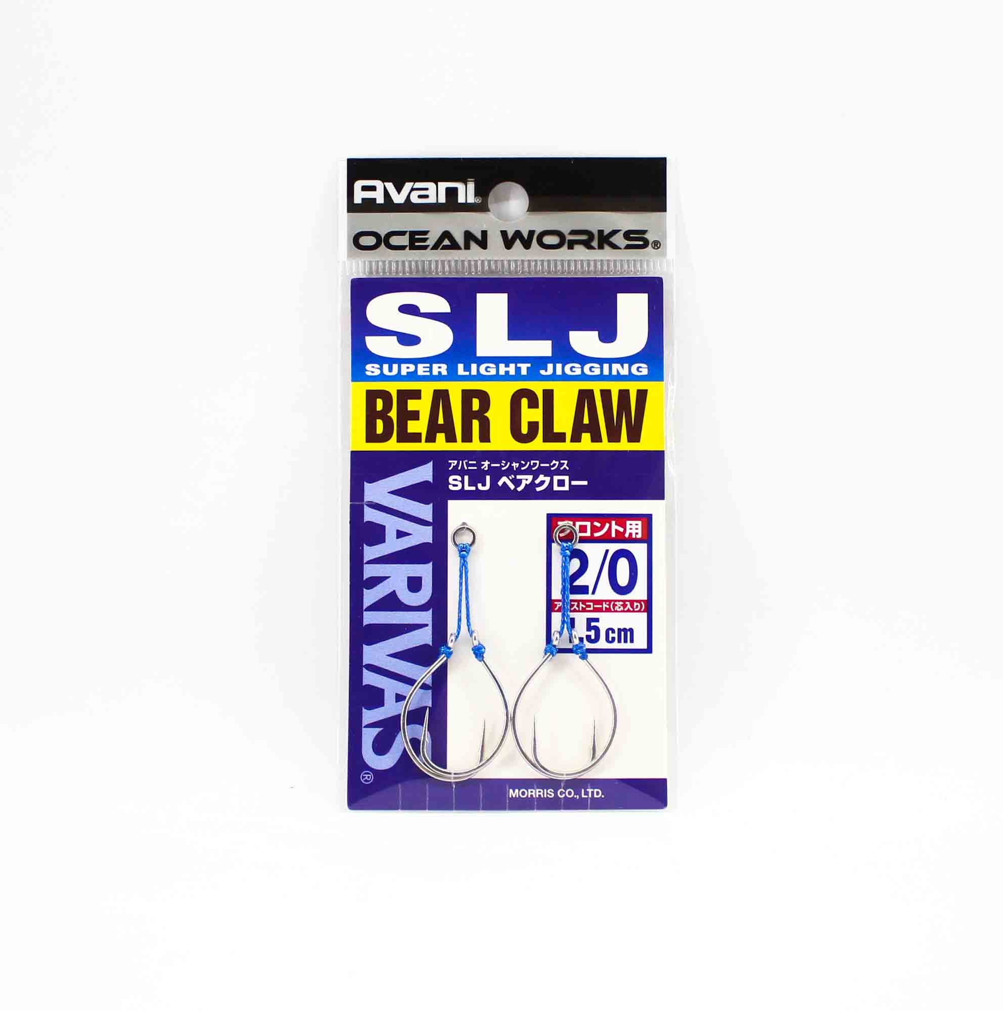 Varivas AH-102 Ocean Works SLJ Bear Claw Front Assist 1.5cm Size 2/0 (4426)