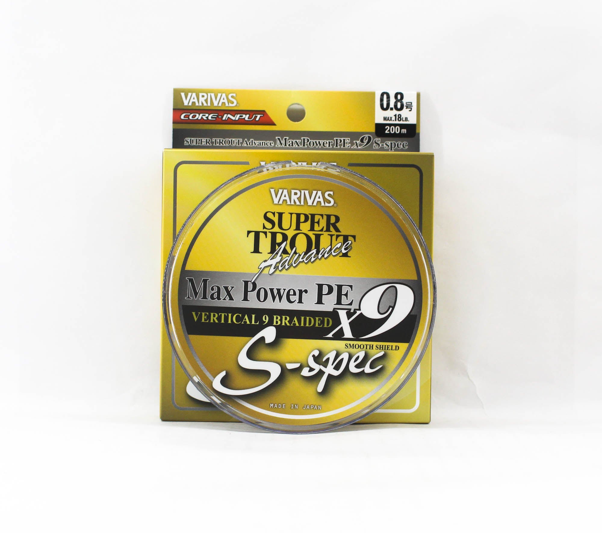 Varivas P.E Line Super Trout Advance Max Power X9 200m P.E 0.8 18lb (9444)