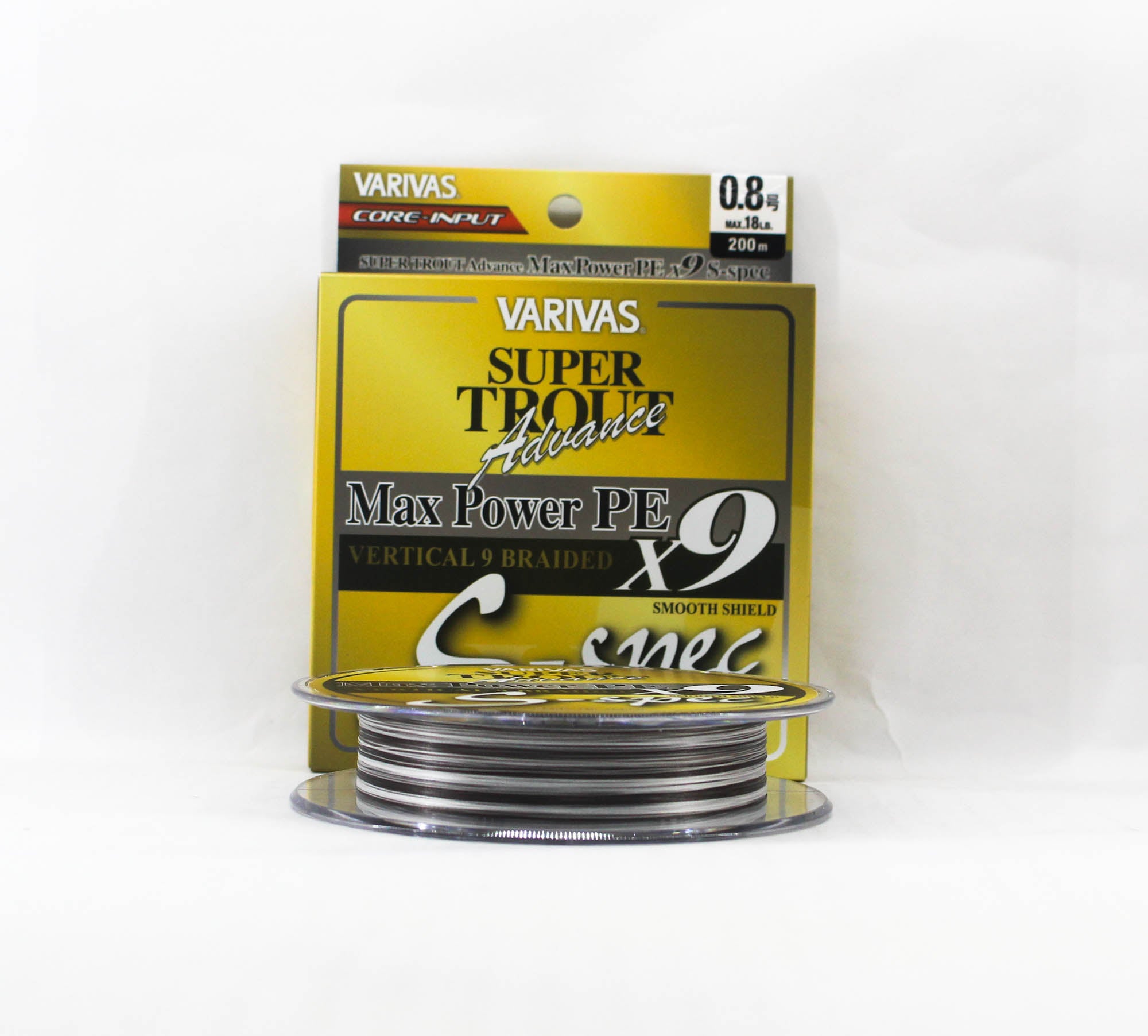 Varivas P.E Line Super Trout Advance Max Power X9 200m P.E 0.8 18lb (9444)