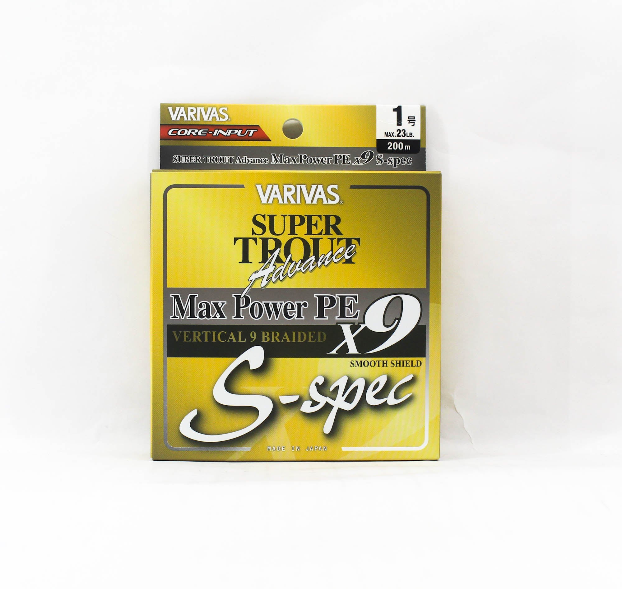 Varivas P.E Line Super Trout Advance Max Power X9 200m P.E 1 23lb (9451)