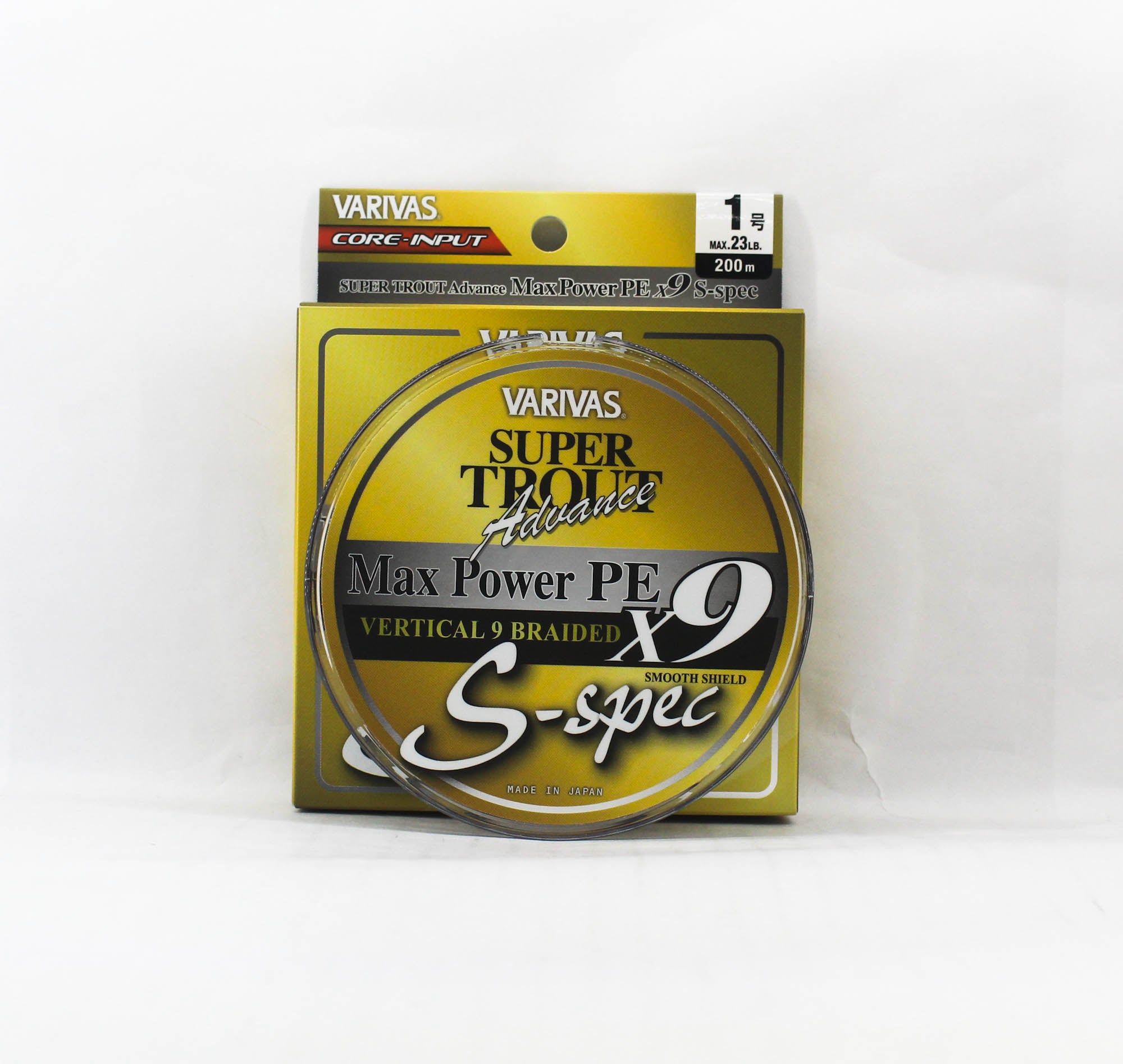 Varivas P.E Line Super Trout Advance Max Power X9 200m P.E 1 23lb (9451)