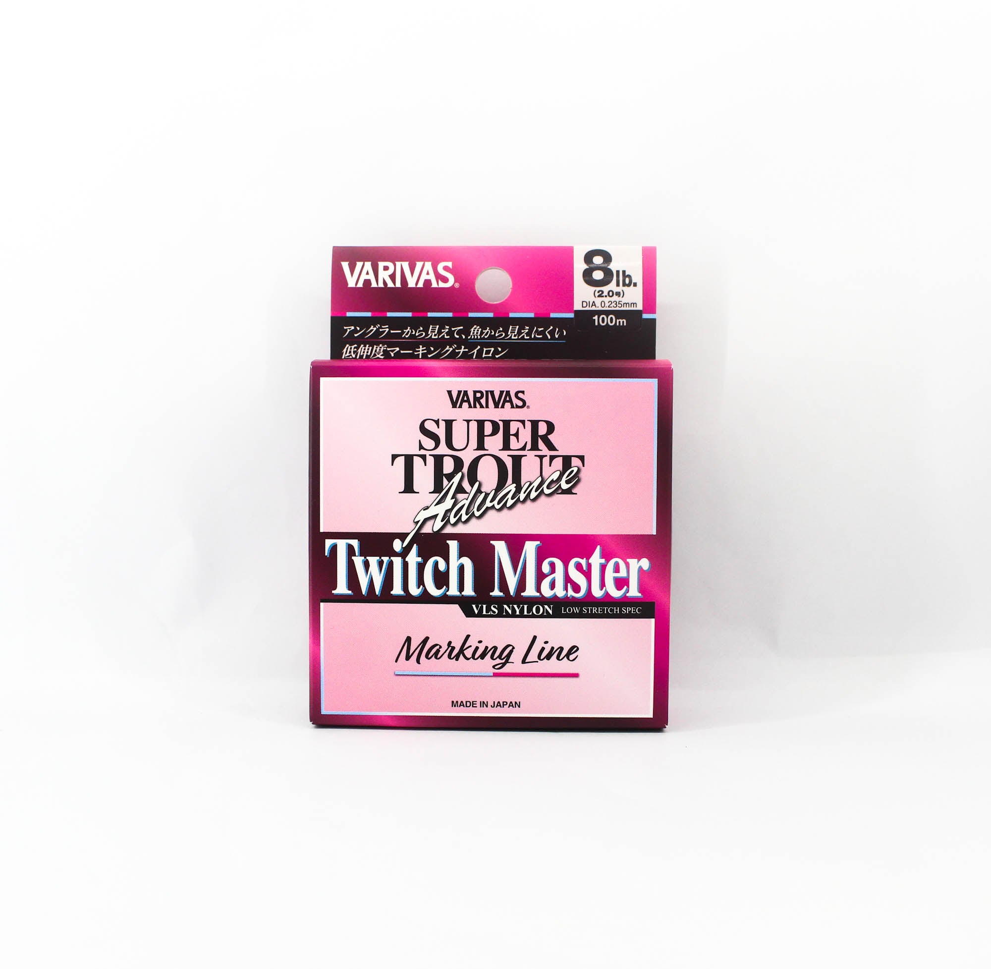 Varivas Nylon Super Trout Advance Twitch Master Line 100m 8lb Pink (0211)