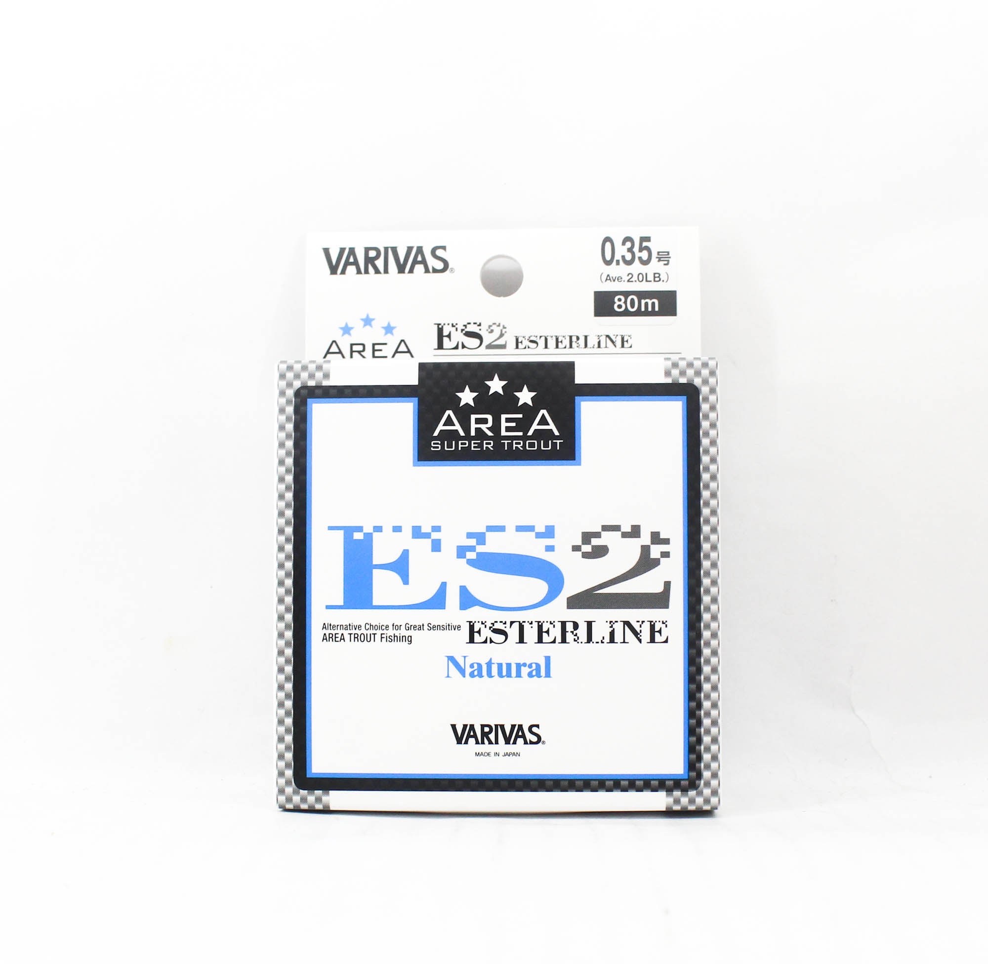 Varivas Ester Line Trout Area ES2 Natural 80m 0.35, 2lb (0518)