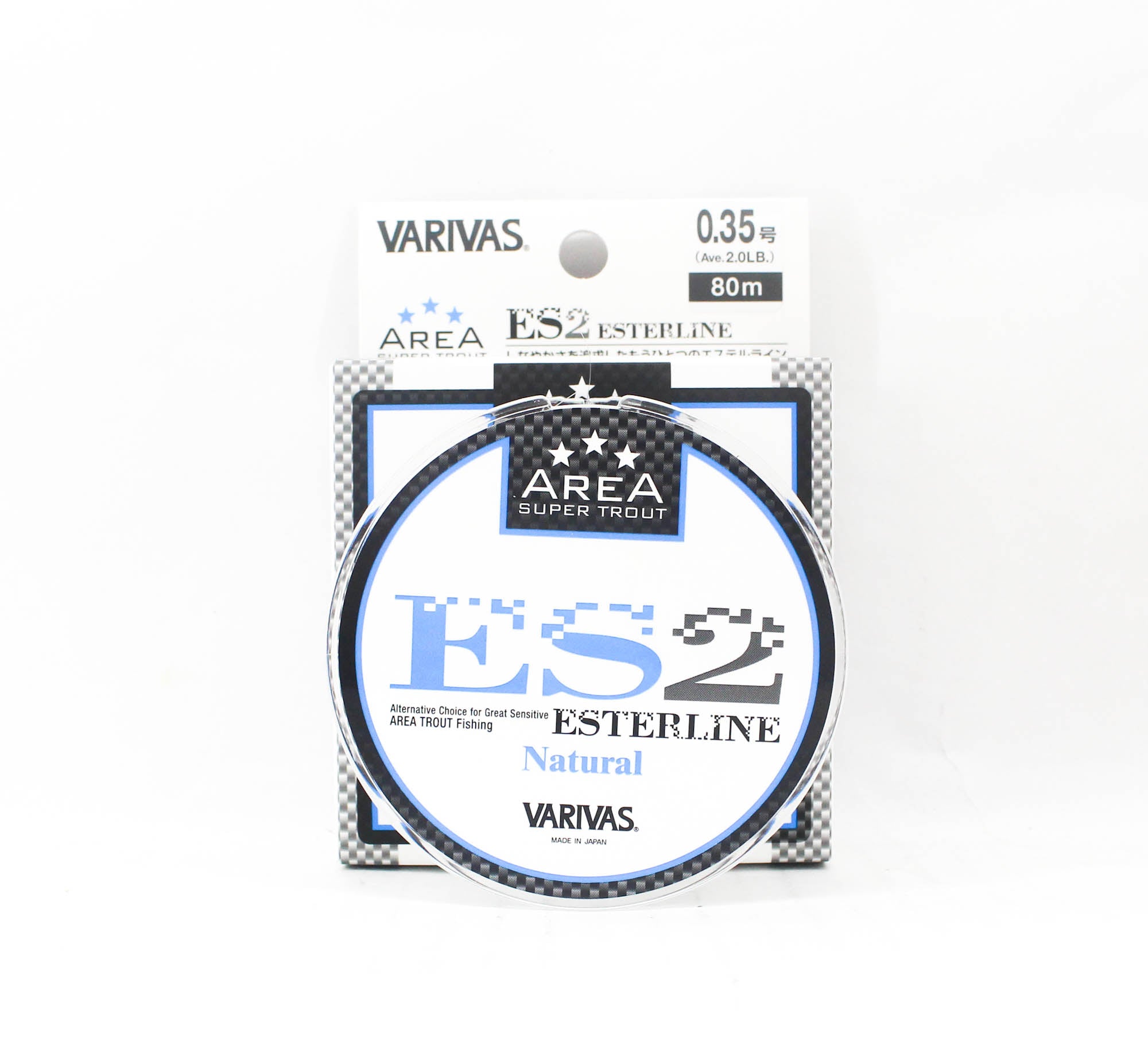 Varivas Ester Line Trout Area ES2 Natural 80m 0.35, 2lb (0518)