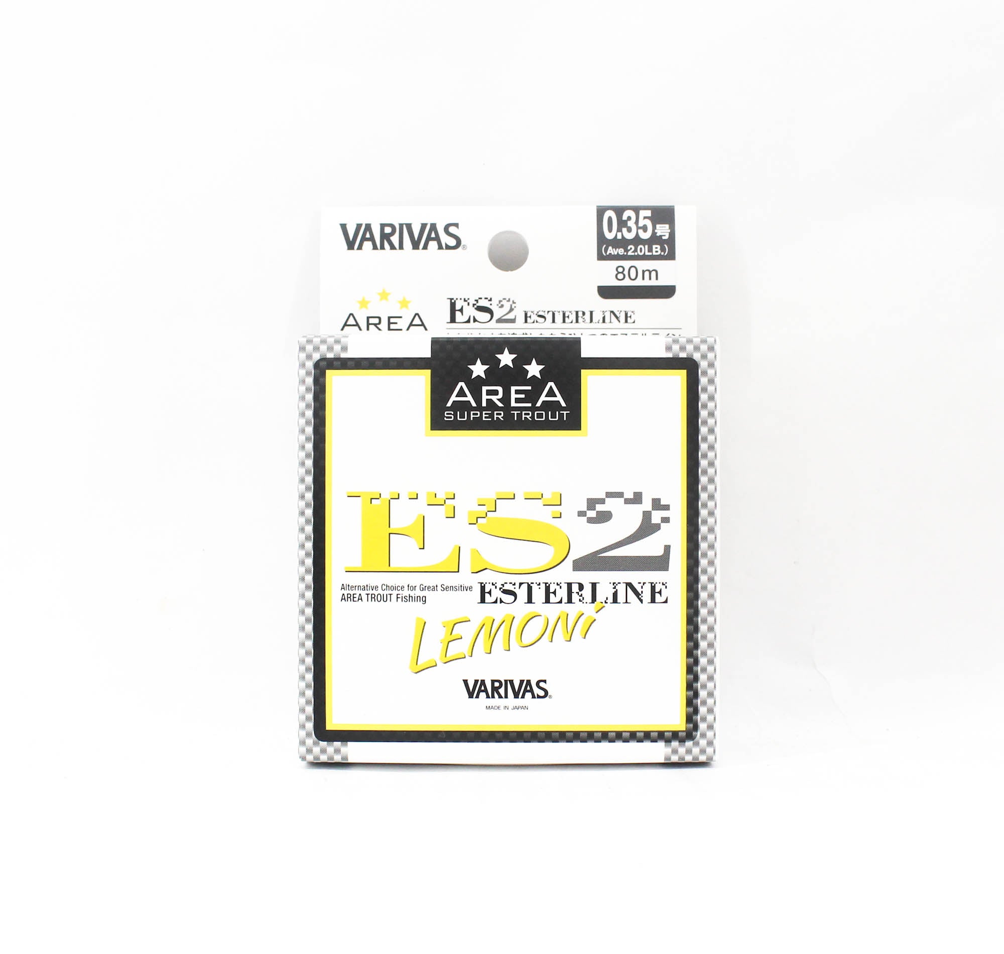 Varivas Ester Line Trout Area ES2 Lemon 80m 0.35, 2lb (0532)