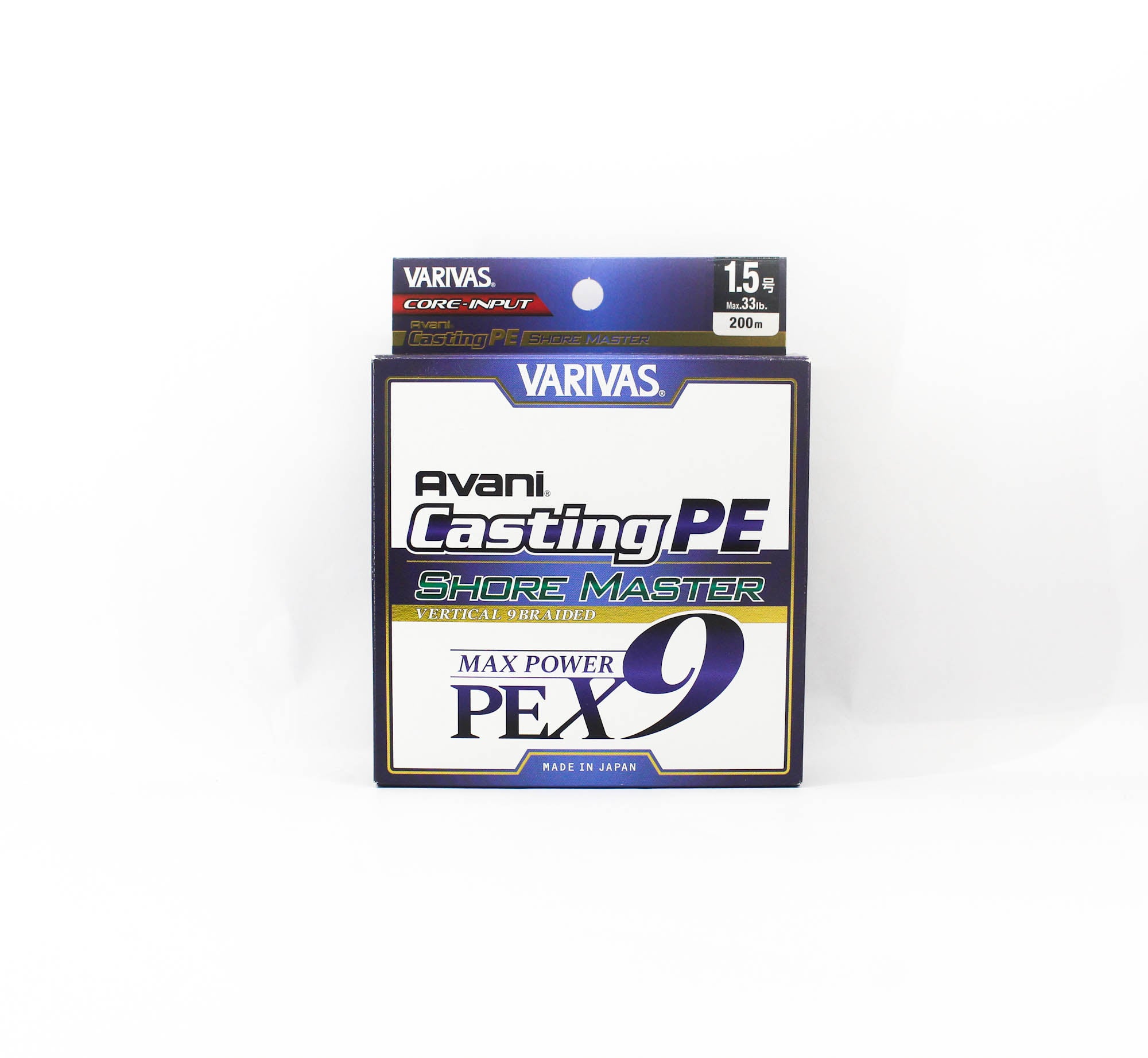Varivas P.E Line Avani Shore Master Casting X9 200m P.E 1.5 33lb (0884)