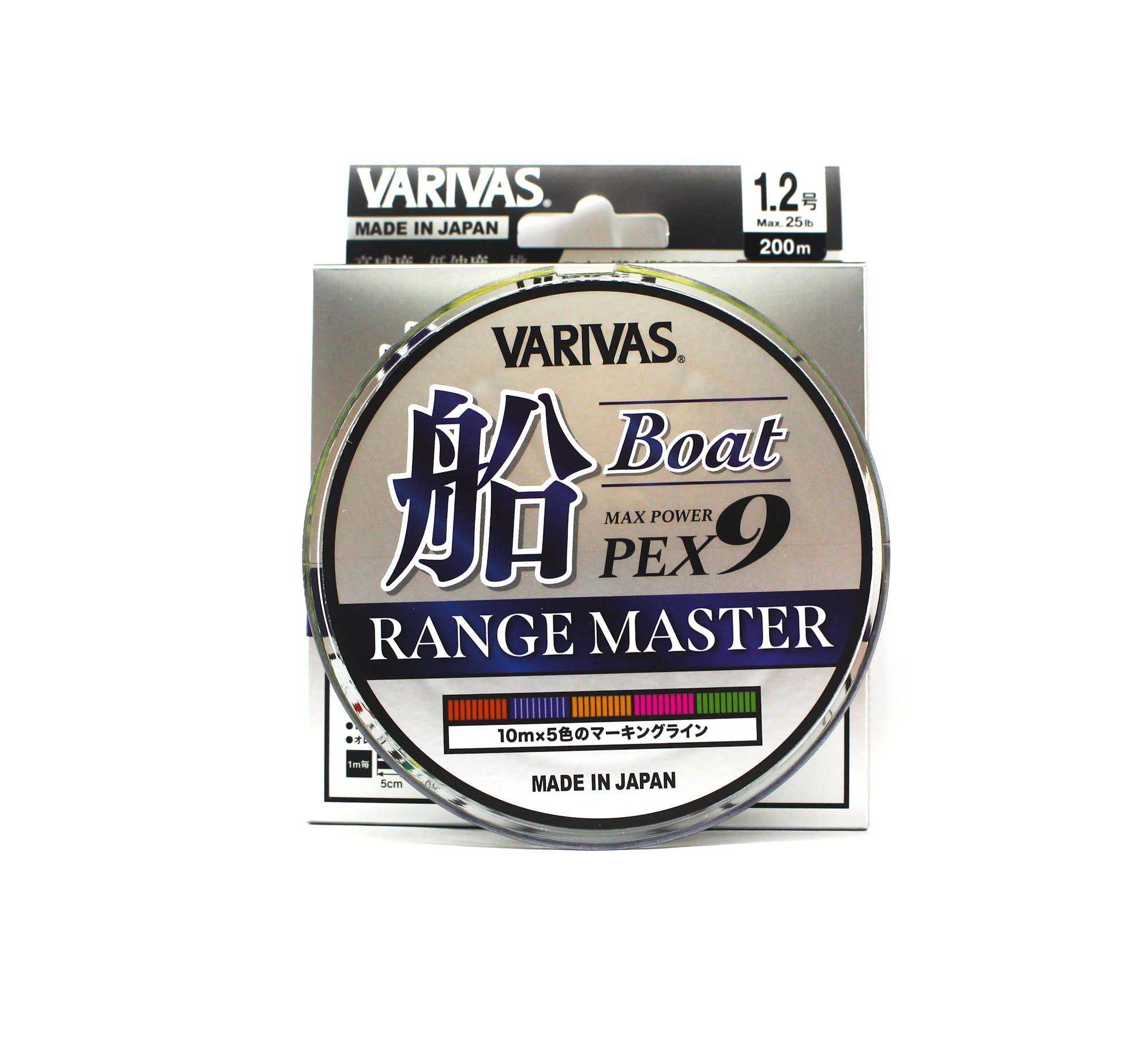 Varivas P.E Line Max Power X9 Range Master Fune 200m P.E 1.2 (1218)