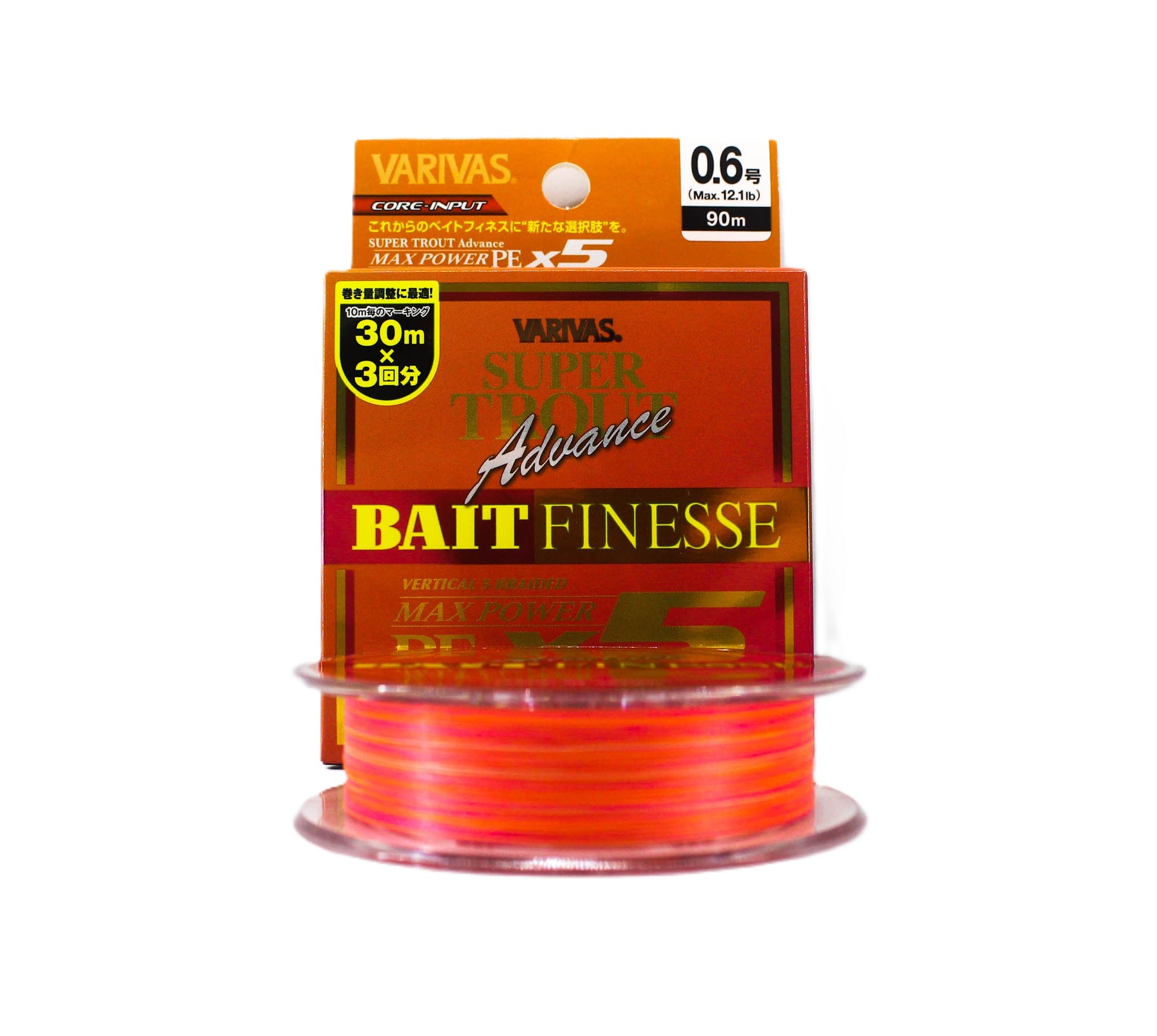Varivas P.E Line Super Trout Advance Bait Finesse X5 90m P.E 0.6 (1546)