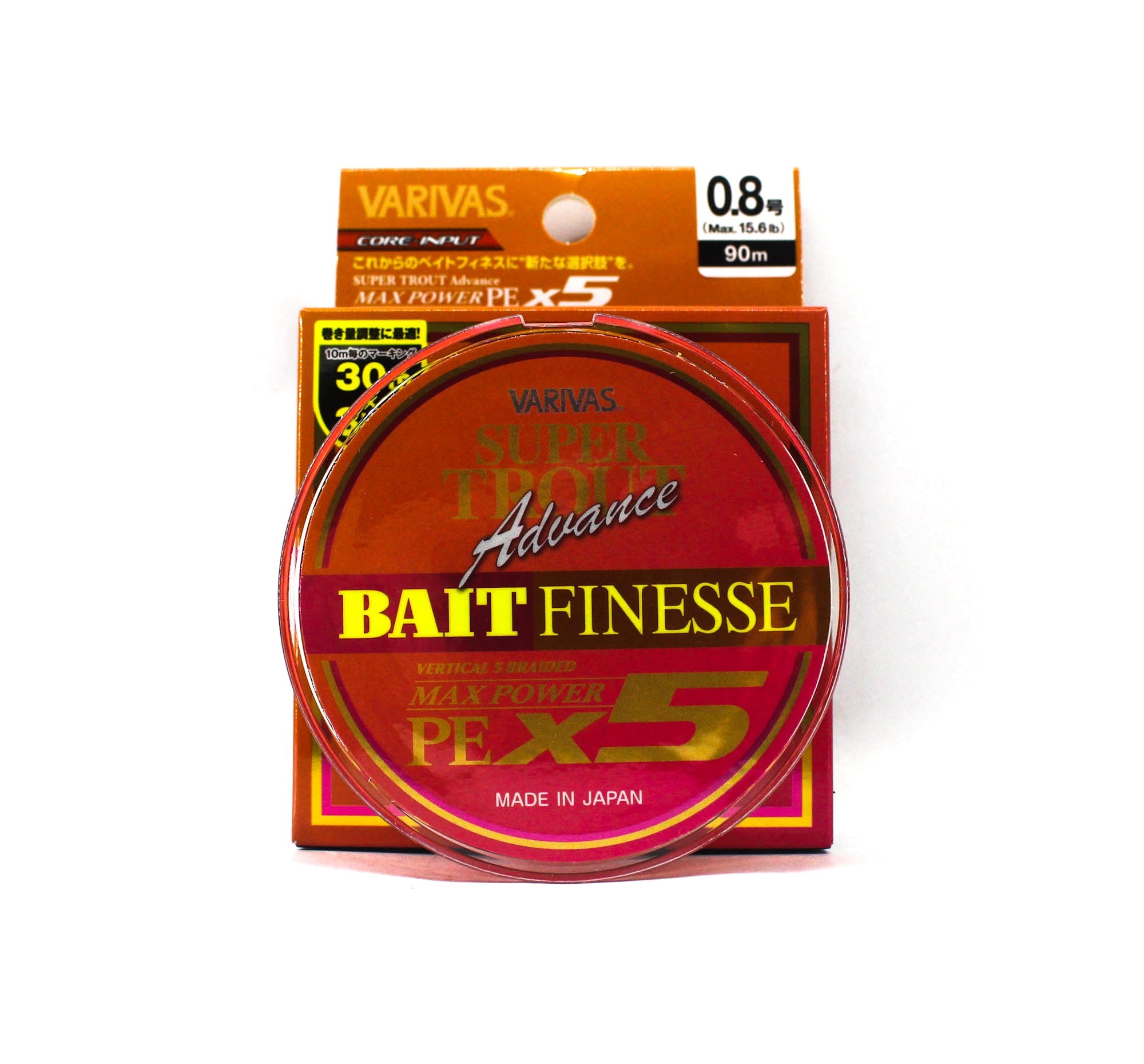 Varivas P.E Line Super Trout Advance Bait Finesse X5 90m P.E 0.8 (1553)