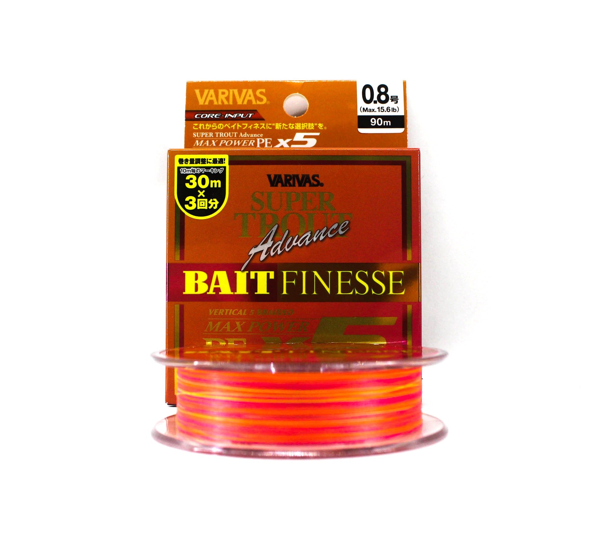 Varivas P.E Line Super Trout Advance Bait Finesse X5 90m P.E 0.8 (1553)