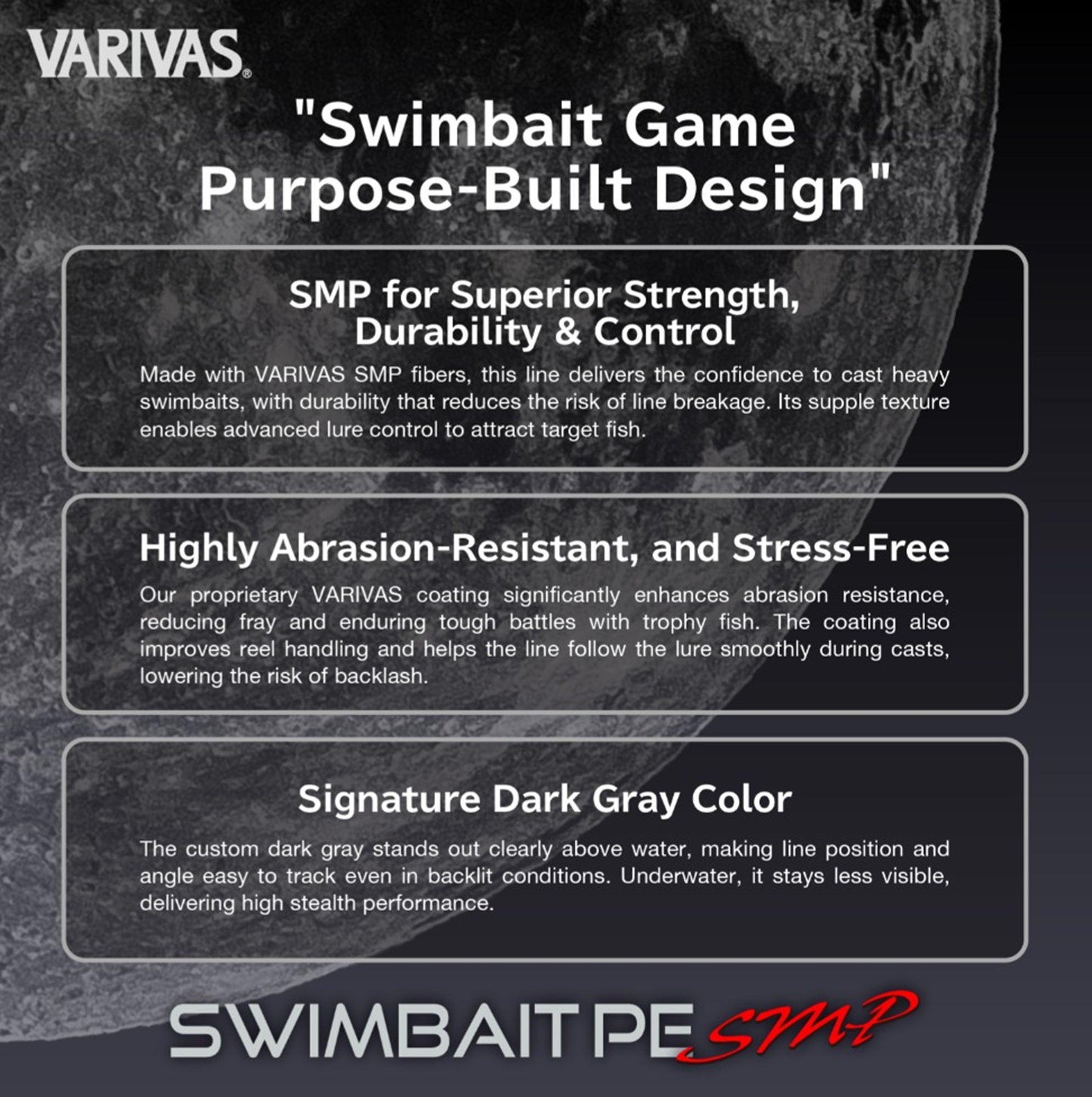 Varivas P.E Swim Bait SMP X8 100m P.E 8 120lb (1744)