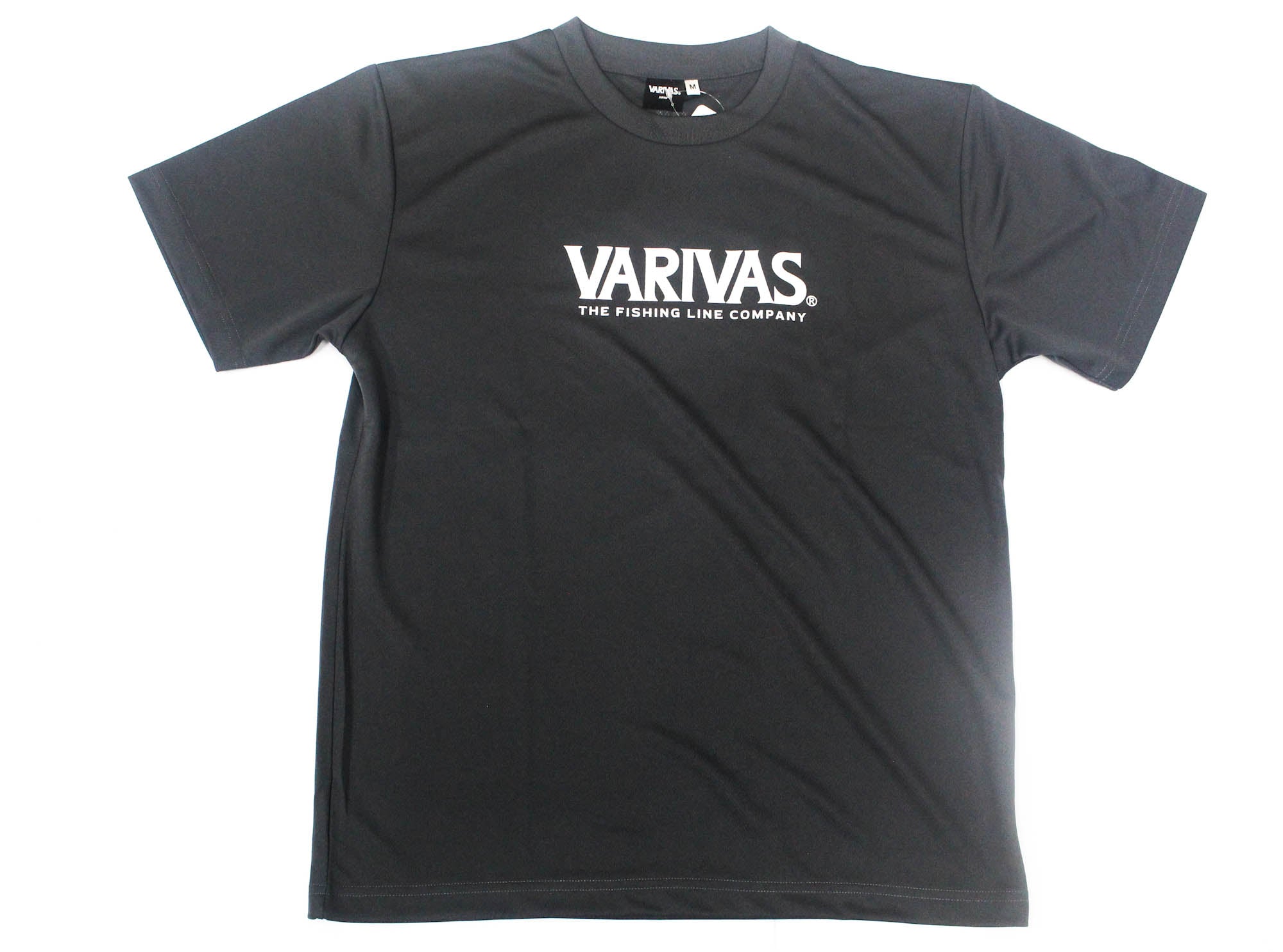 Varivas VAT-50 T-Shirt Dry Fit Short Sleeve Dark Gray Size XL (1843)
