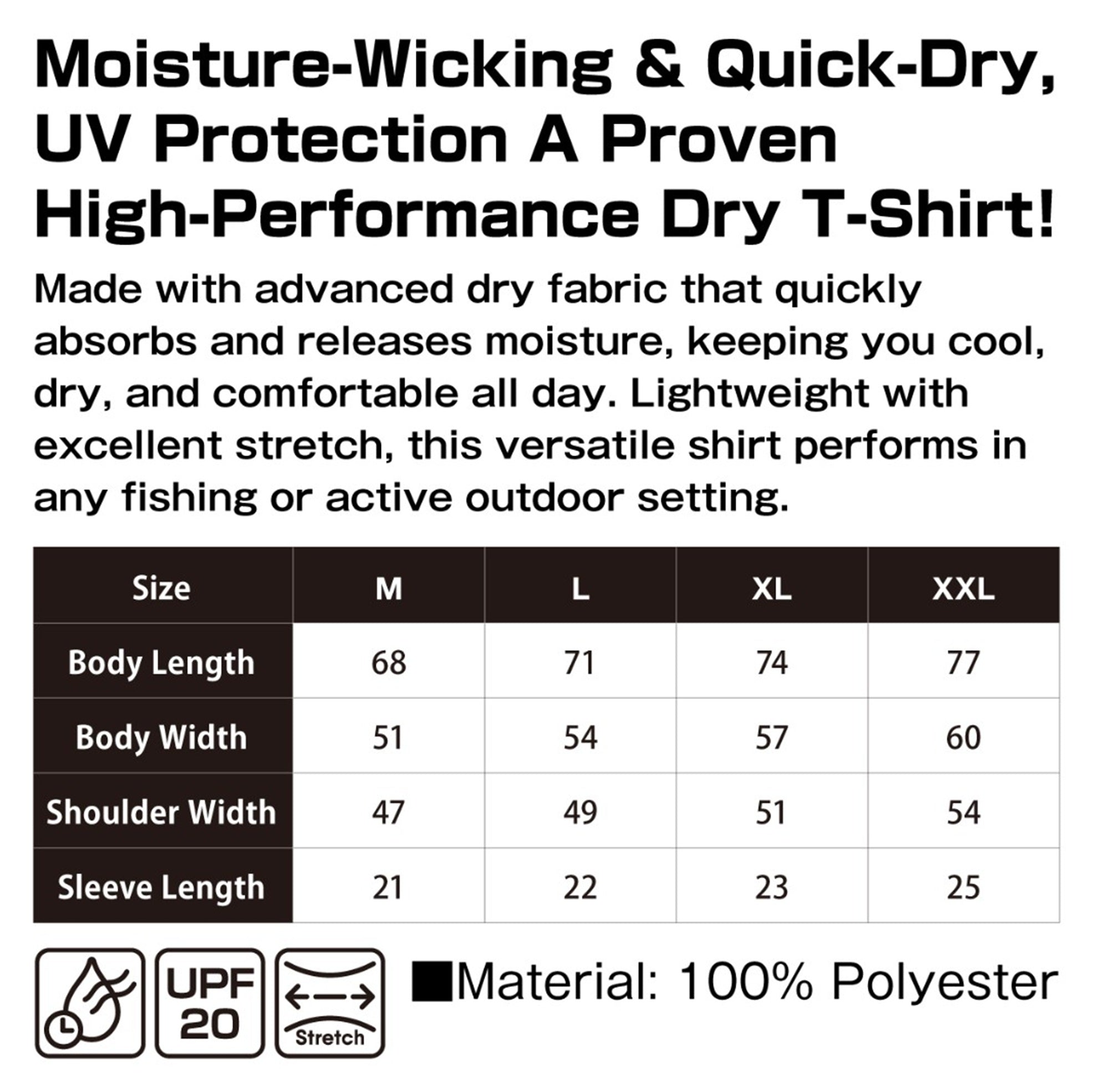 Varivas VAT-50 T-Shirt Dry Fit Short Sleeve Dark Gray Size XL (1843)