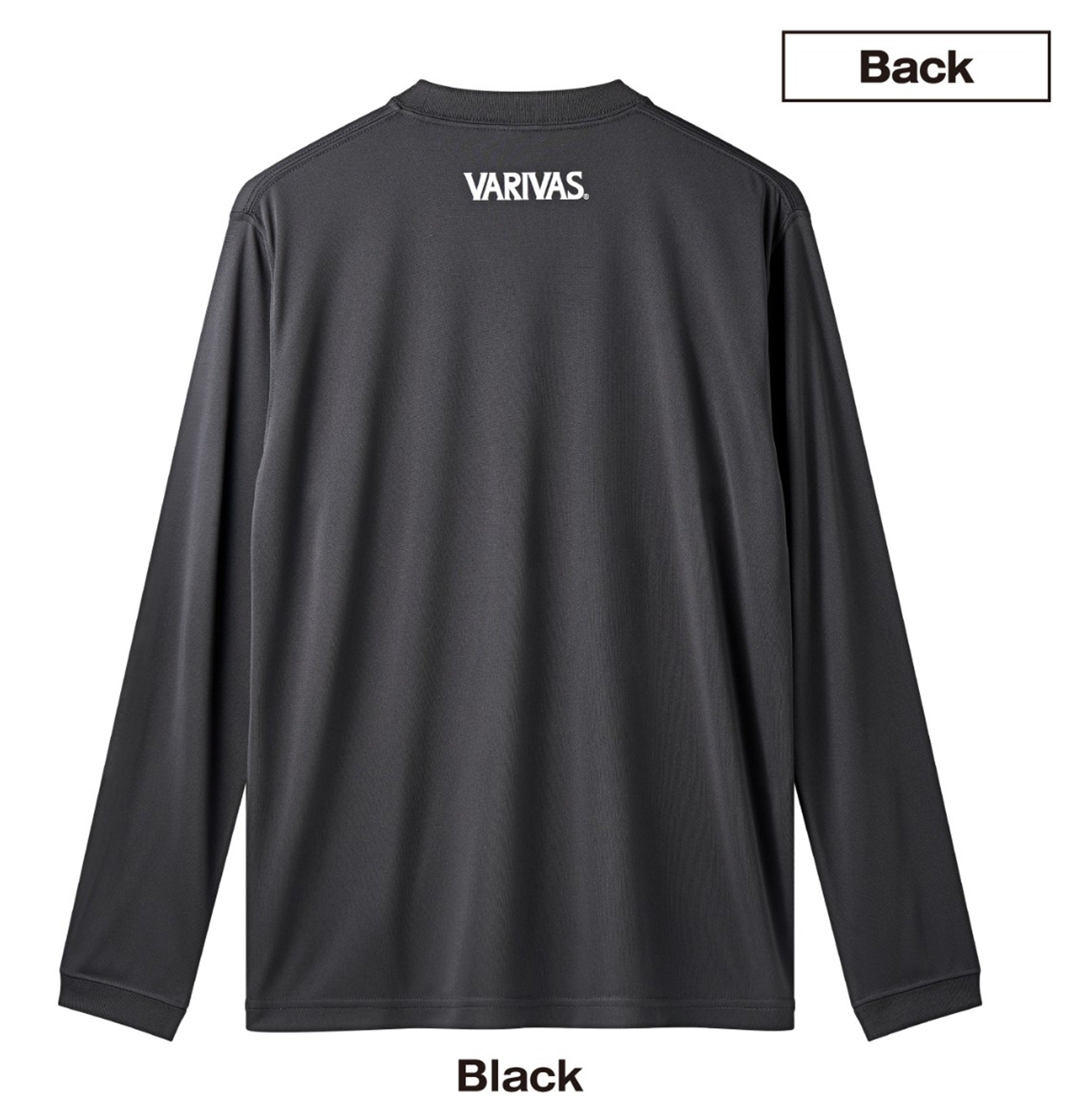 Varivas VAT-51 T-Shirt Dry Fit Long Sleeve Black Size XL (1881)