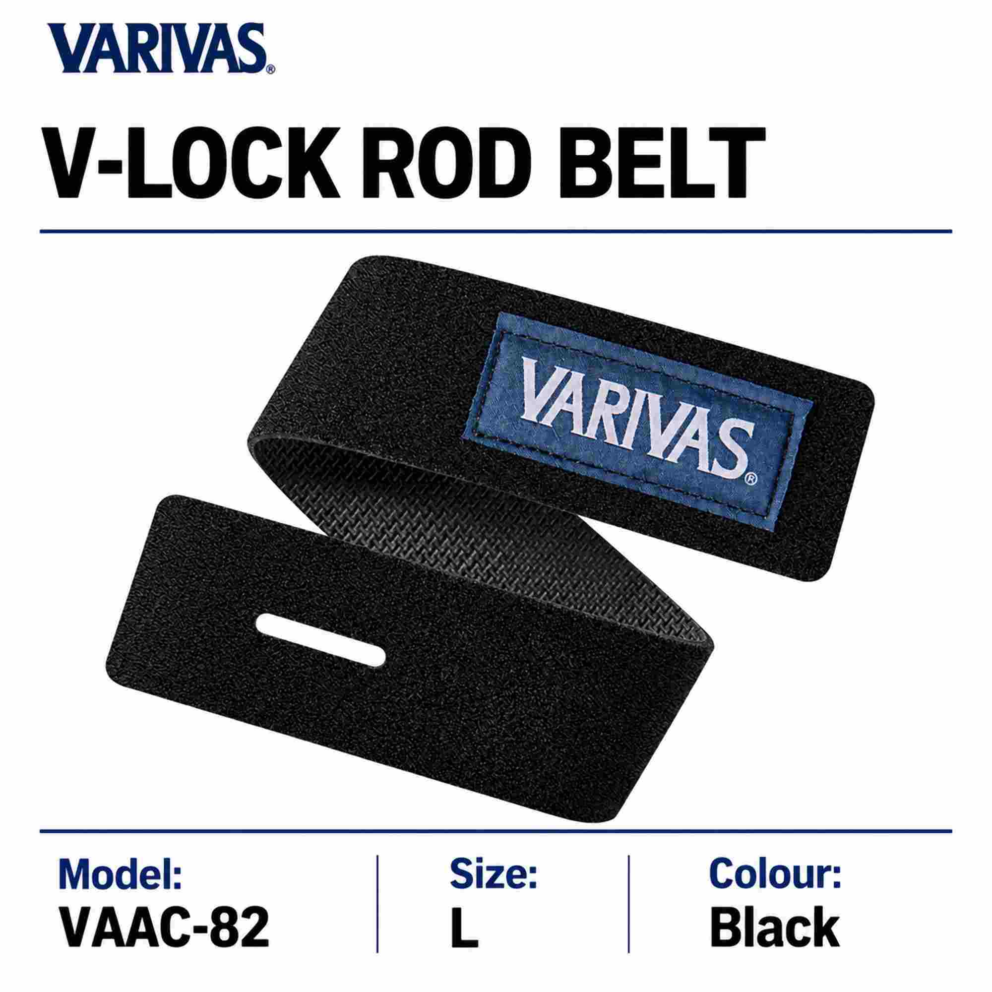 Varivas VAAC-82 Rod Belt V-LOCK Black Size L (1959)