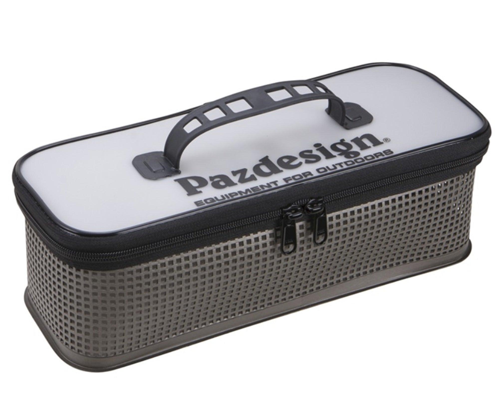 Paz Design PAC-406 Tackle Box Mesh System Case Long Gunmetal (1283)