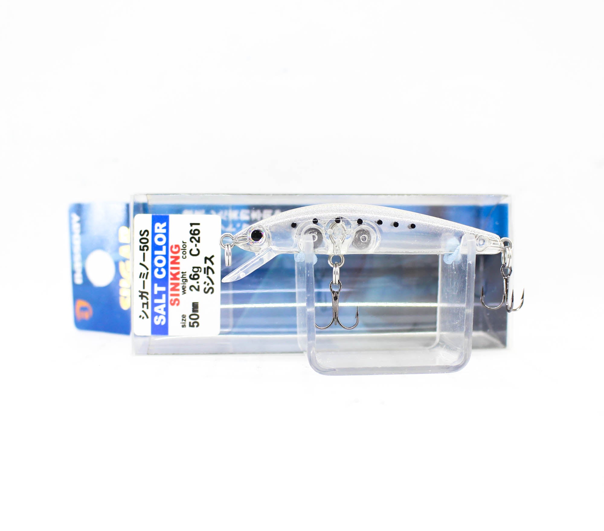 Bassday Sugar Minnow 50S Salt Sinking Lure 2.6 grams C-261 (0665)