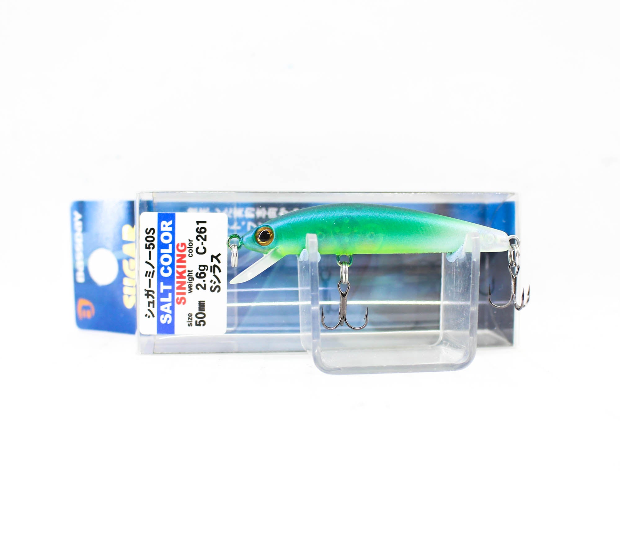 Bassday Sugar Minnow 50S Salt Sinking Lure 2.6 grams C-375 (0689)