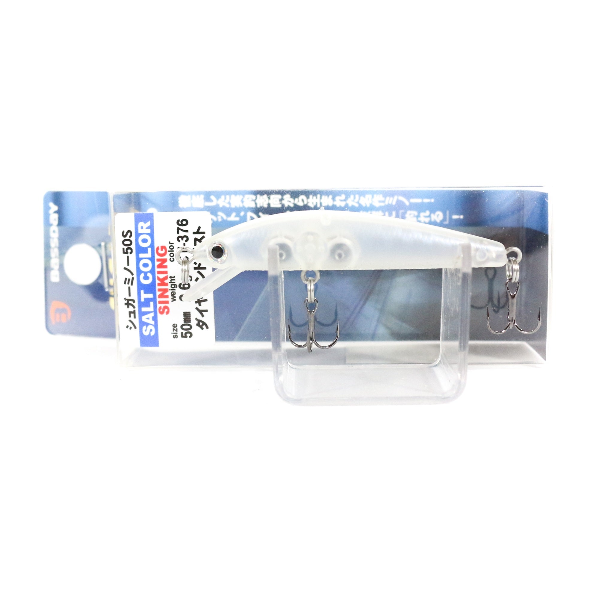 Bassday Sugar Minnow 50S Salt Sinking Lure 2.6 grams CT-376 (0696)
