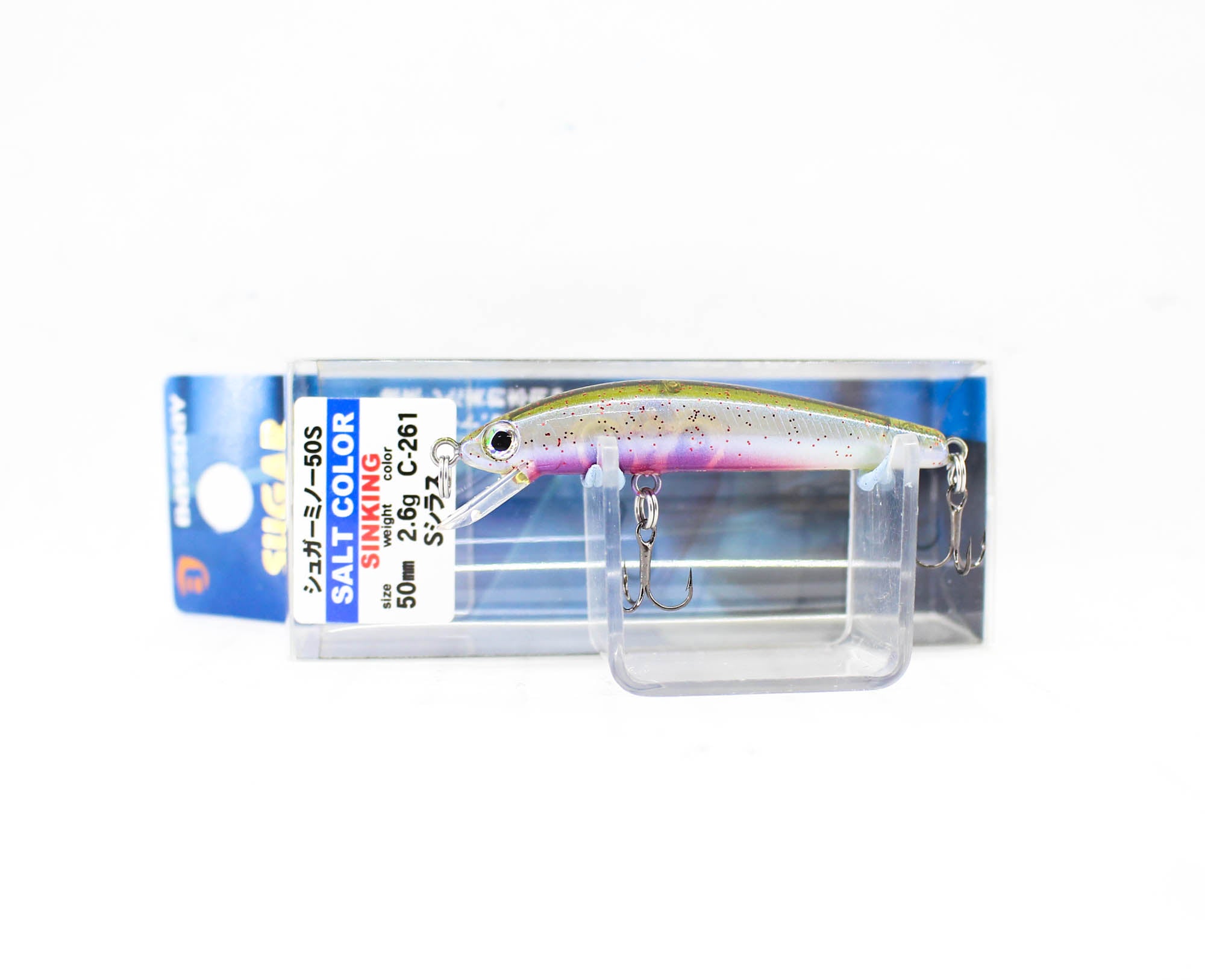 Bassday Sugar Minnow 50S Salt Sinking Lure 2.6 grams C-443 (0955)