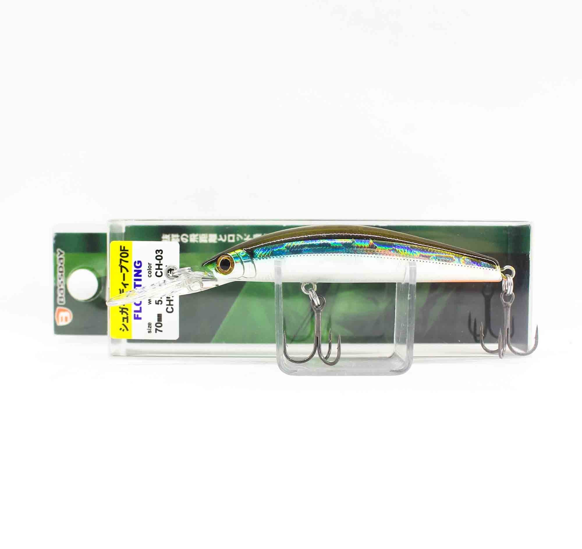Bassday Sugar Deep 70F Floating Lure 5.5 grams CH-03 (1814)