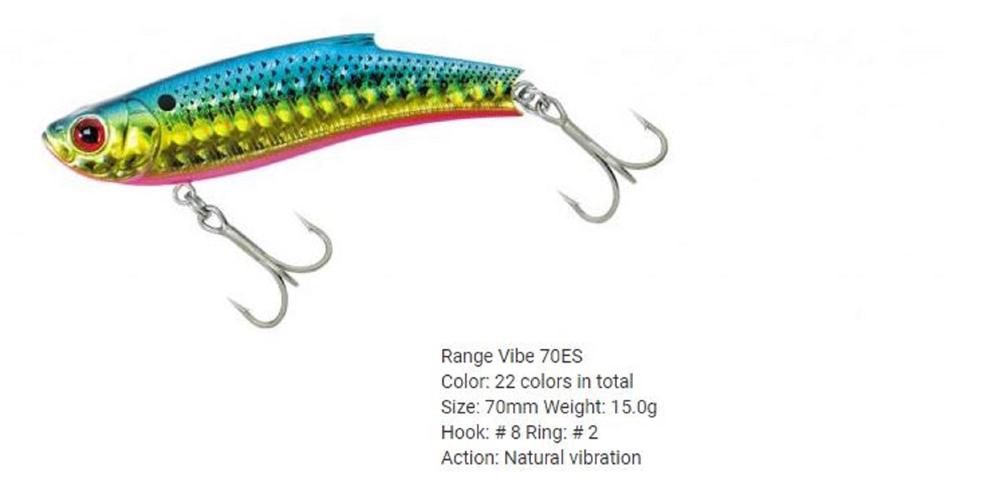 Bassday Range Vibe 70 ES Extra Sinking Vibration Lure M-243 (0489)