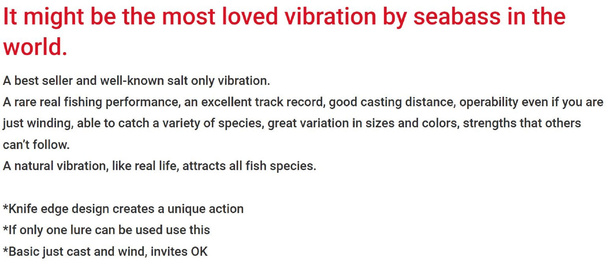 Bassday Range Vibe 70 ES Extra Sinking Vibration Lure P-412 (0731)