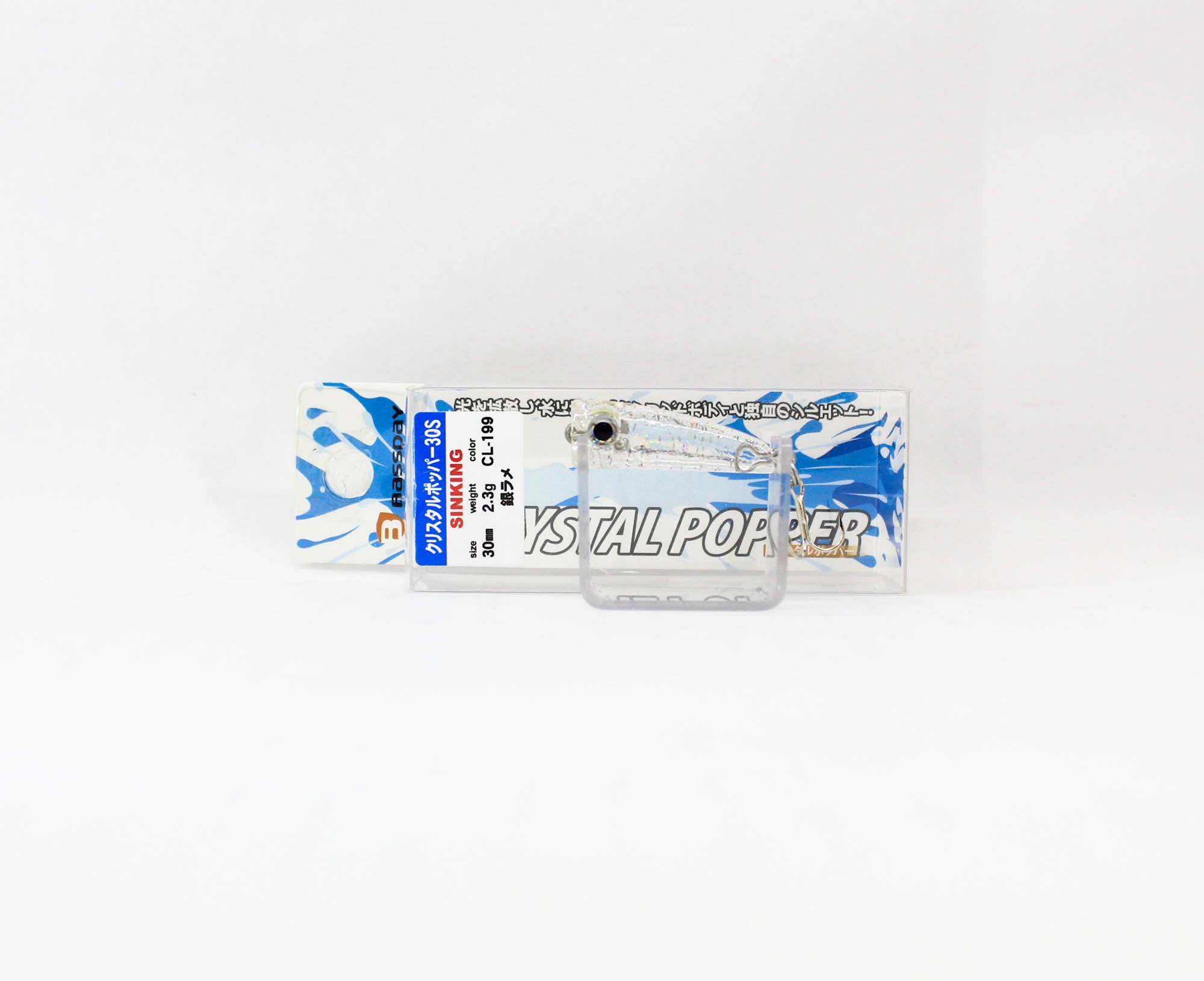 Bassday Crystal Popper 30S Sinking Lure 2.3 grams CL-199 (1202)