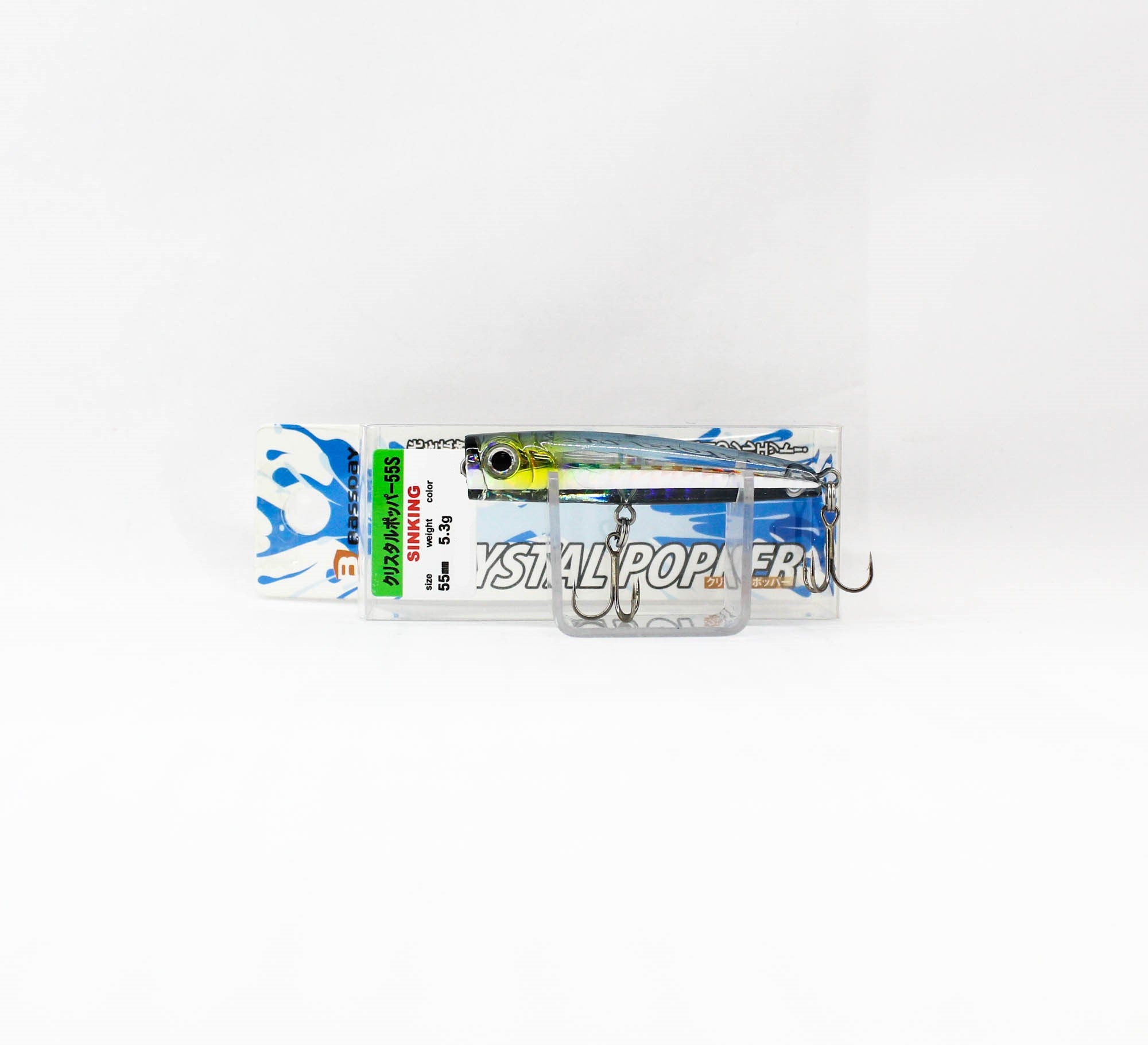 Bassday Crystal Popper 55S Sinking Lure 5.3 grams HH-189 (2230)