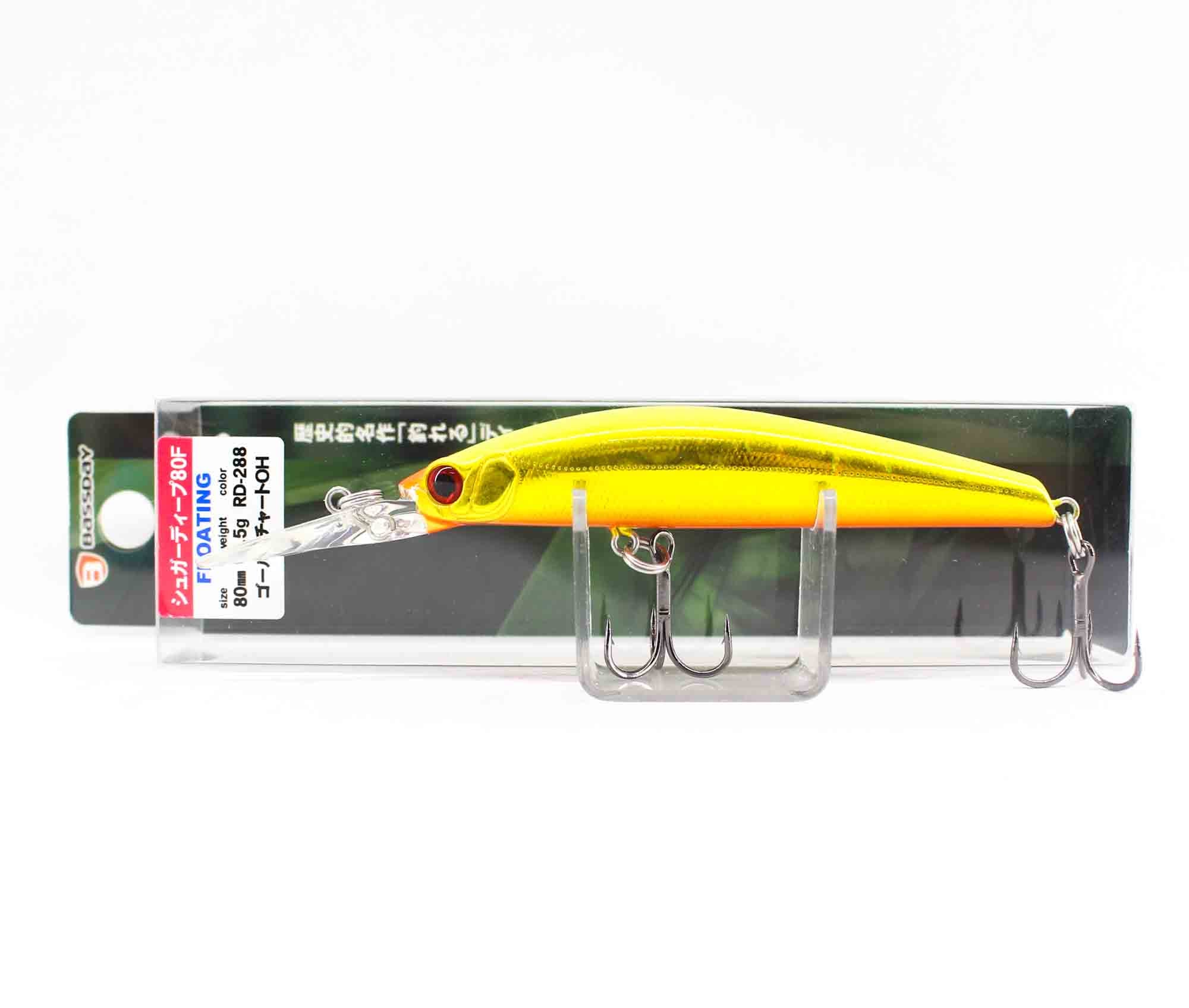 Bassday Sugar Deep 80F Floating Lure 8.5 grams RD-288 (0842)