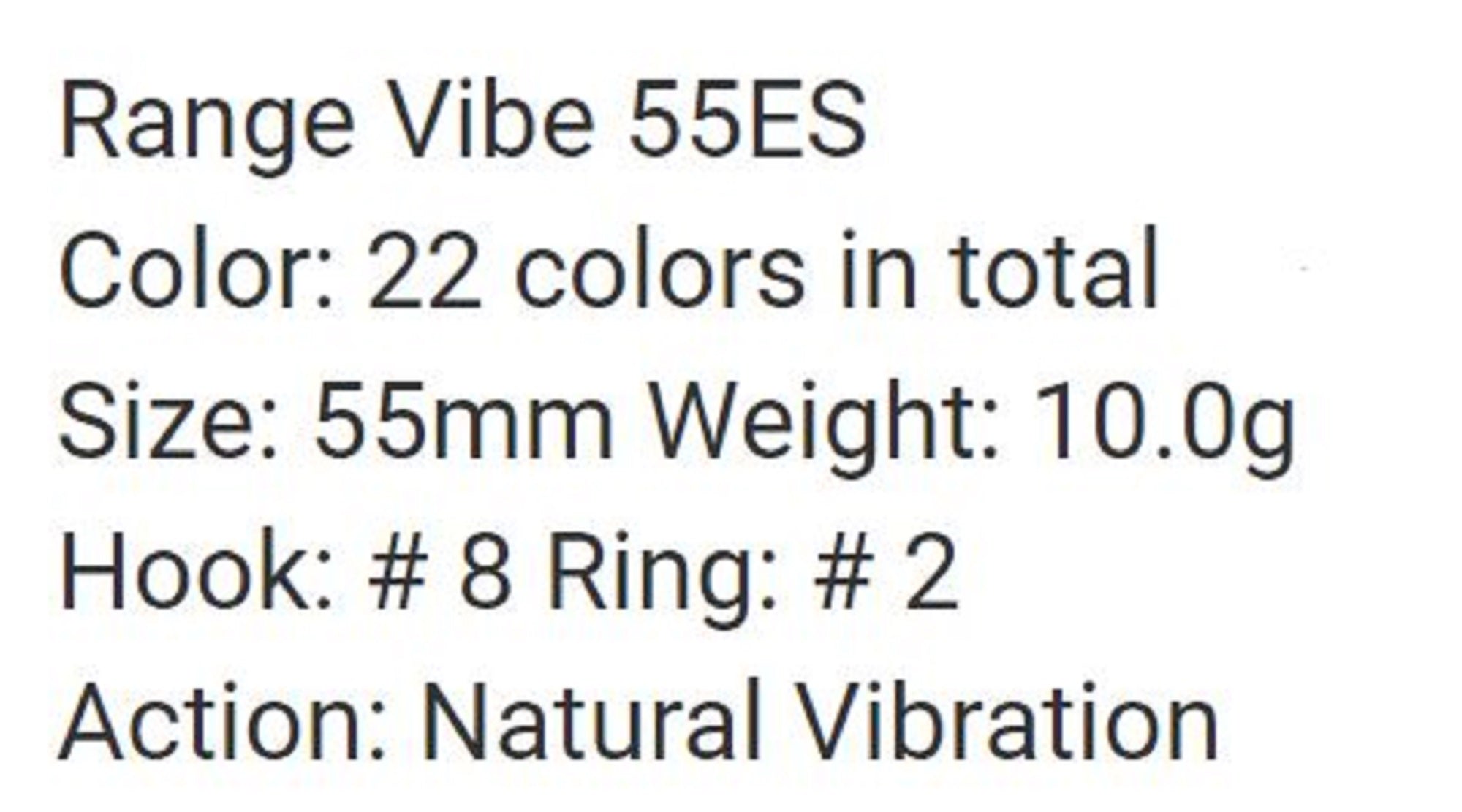 Bassday Range Vibe 55 ES Extra Sinking Vibration Lure HH-16 (4060)