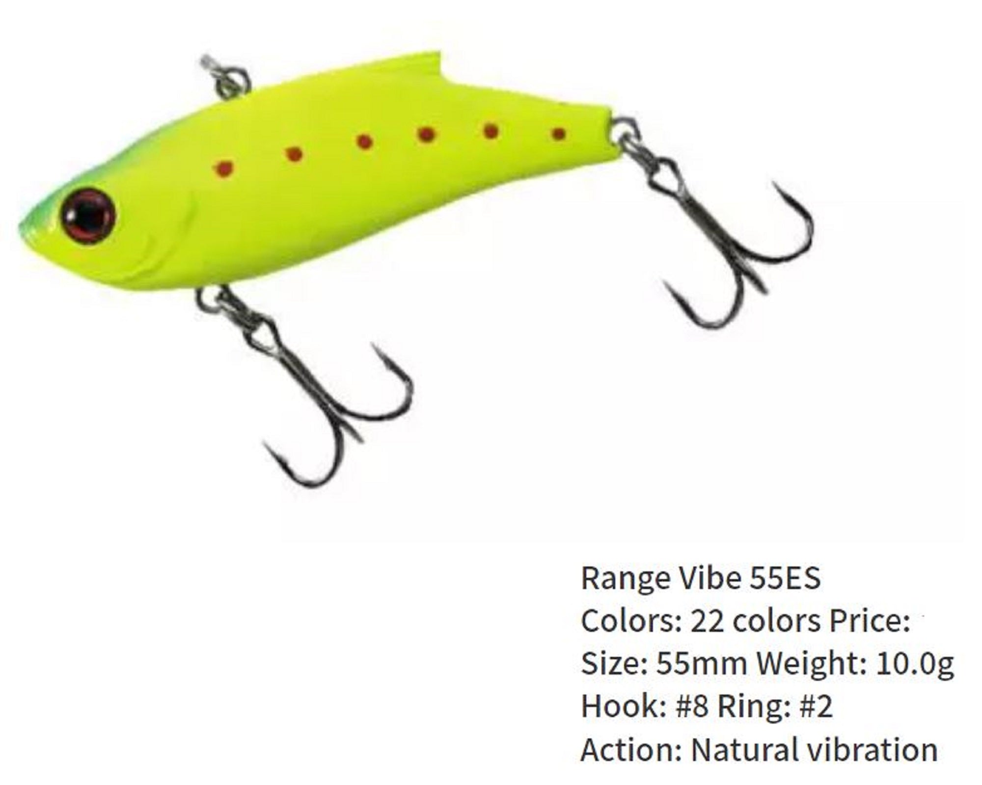 Bassday Range Vibe 55 ES Extra Sinking Vibration Lure FL-474 (4565)